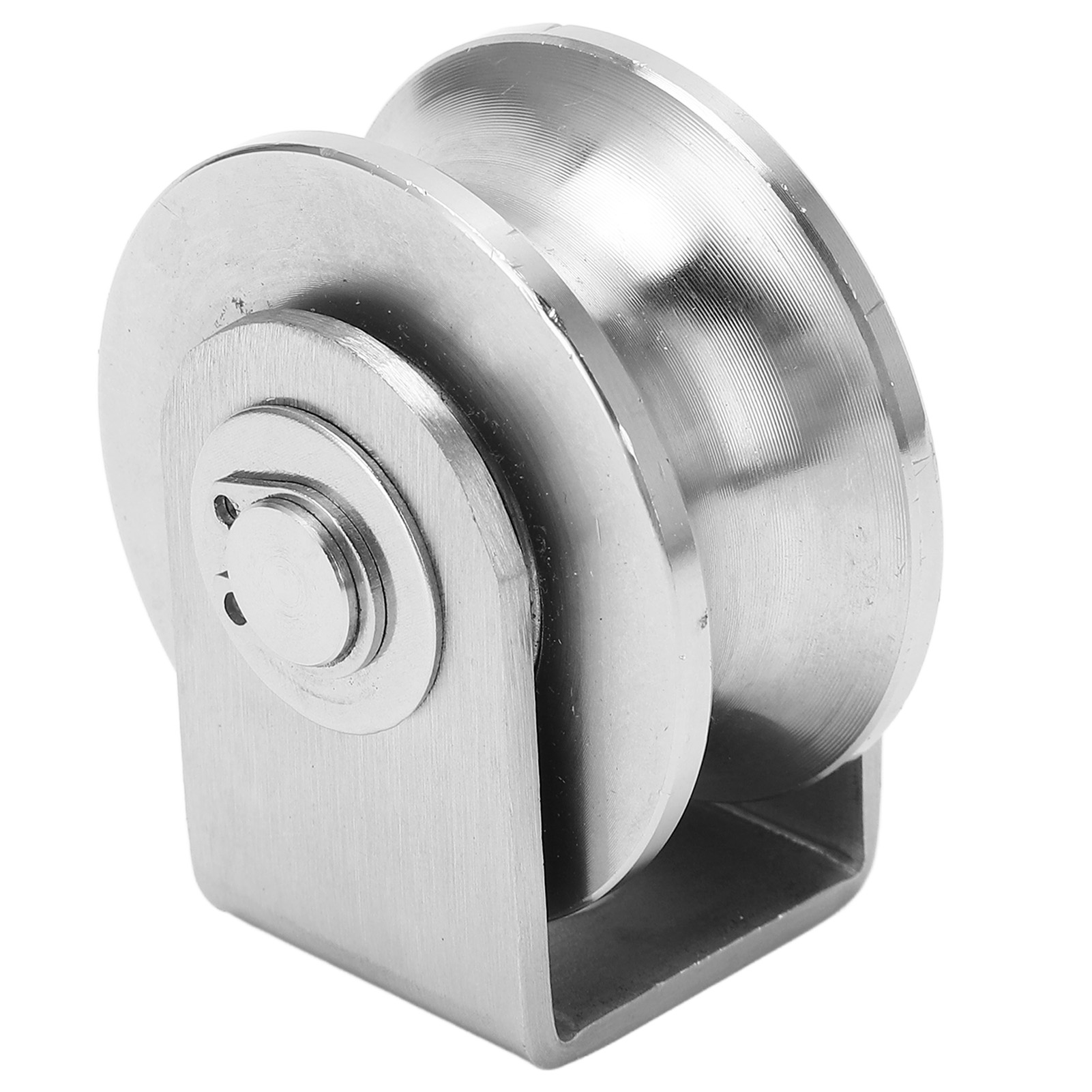 U-nut-rolle Für Schiebetor, Edelstahlschiene, Industrie-laufwagenrad, 48 Mm Durchmesser, Robuste Führungsrolle.