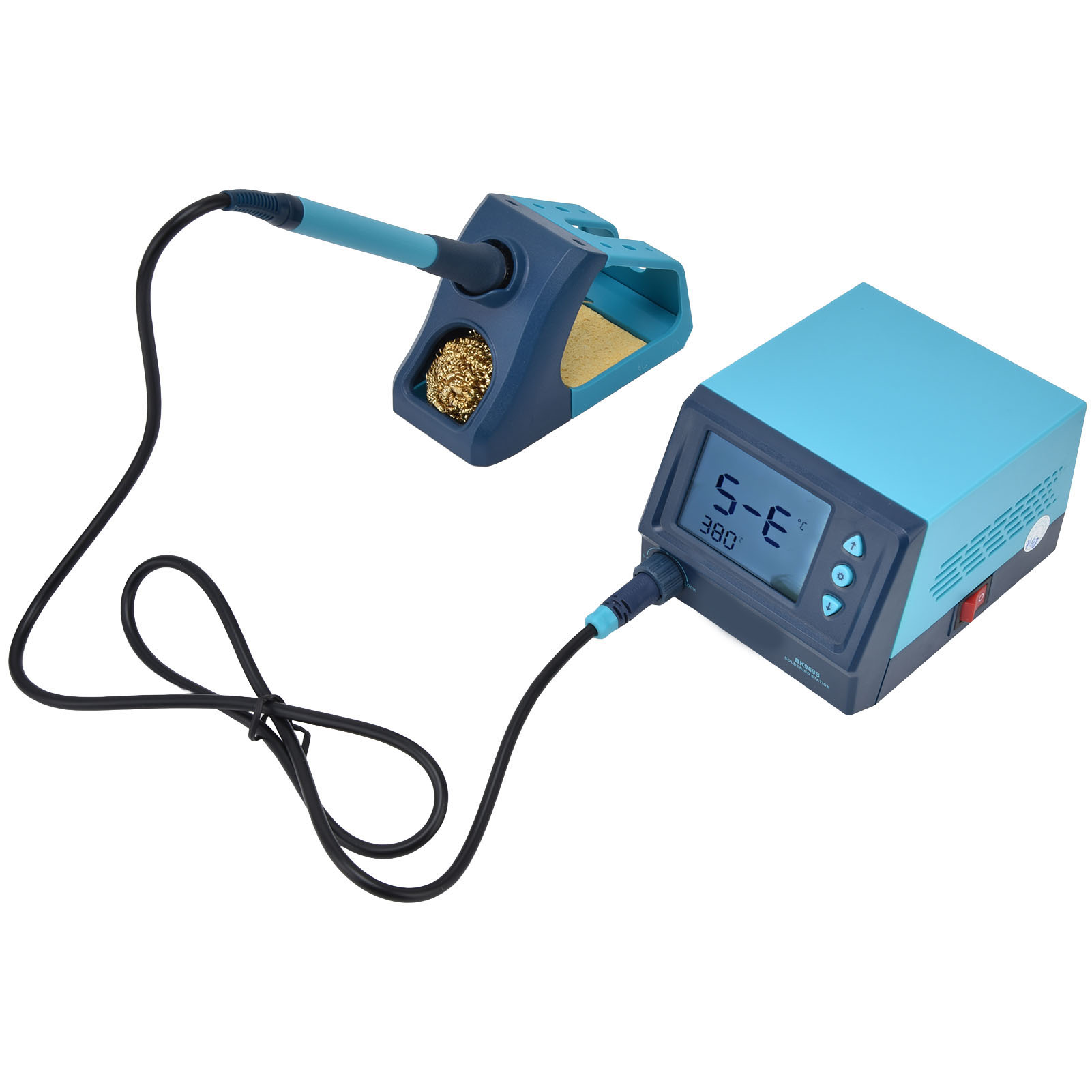 Digitale Lötstation Mit Einstellbarer Temperatur, 60-w-elektrolötkolben Bk969s, Eu-stecker 100–240 V Ac, Professionelles Reparaturwerkzeug