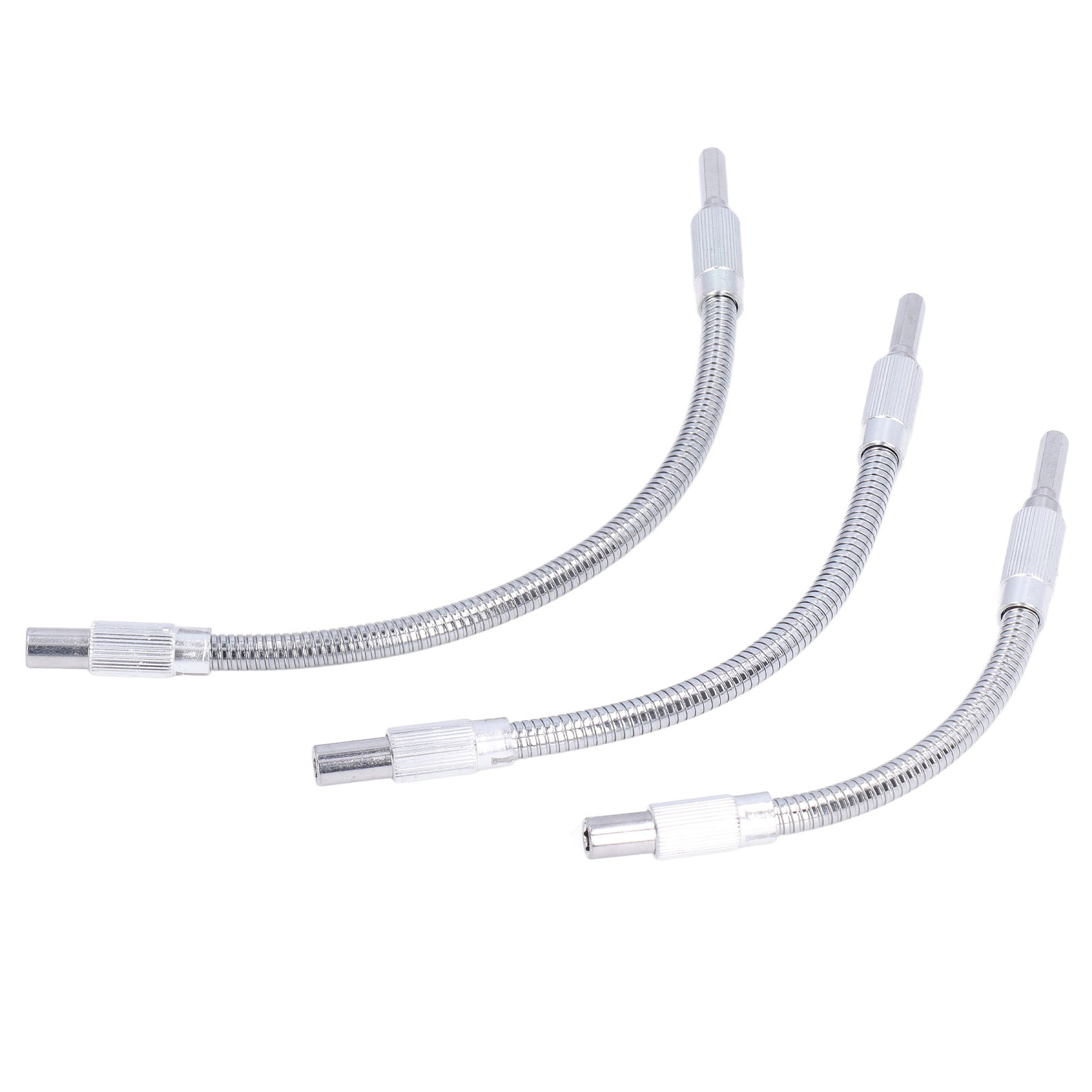 Set Mit 3 Flexiblen Bohrverlängerungen, 1/4-zoll-universaladapter, Ausziehbarer Bohrerhalter, Zubehörset