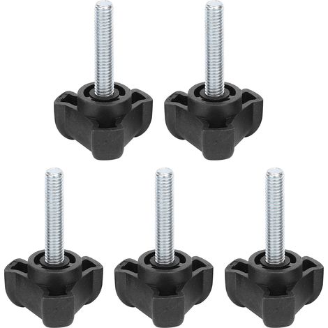 5 Stück M6-30 Mm Flügelschrauben, Dreieckiger Kopf Zum Manuellen Anziehen, Griffmuttern