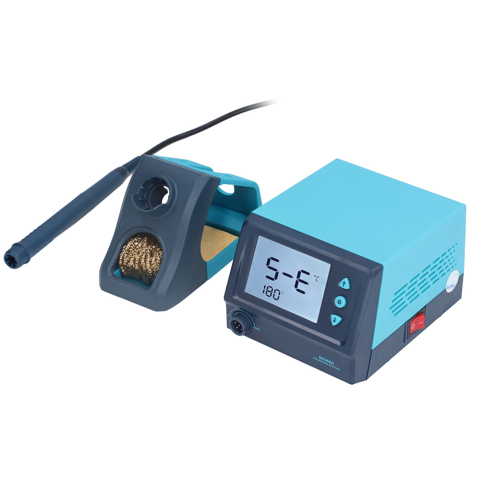 Digitale Lötstation (65 W), Elektrischer Lötkolben Mit Einstellbarem Thermostat, Reparaturwerkzeug, Eu-stecker (100–240 V)