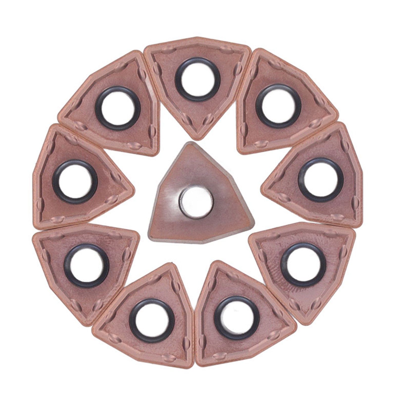 Satz Mit 10 Wcmx06t308fx Hartmetall-wendeschneidplatten Für Cnc-drehen Und -fräsen, Ersatzschneidplatten, Präzisionsdrehwerkzeug, Metall-wendeschneidplatten-set.