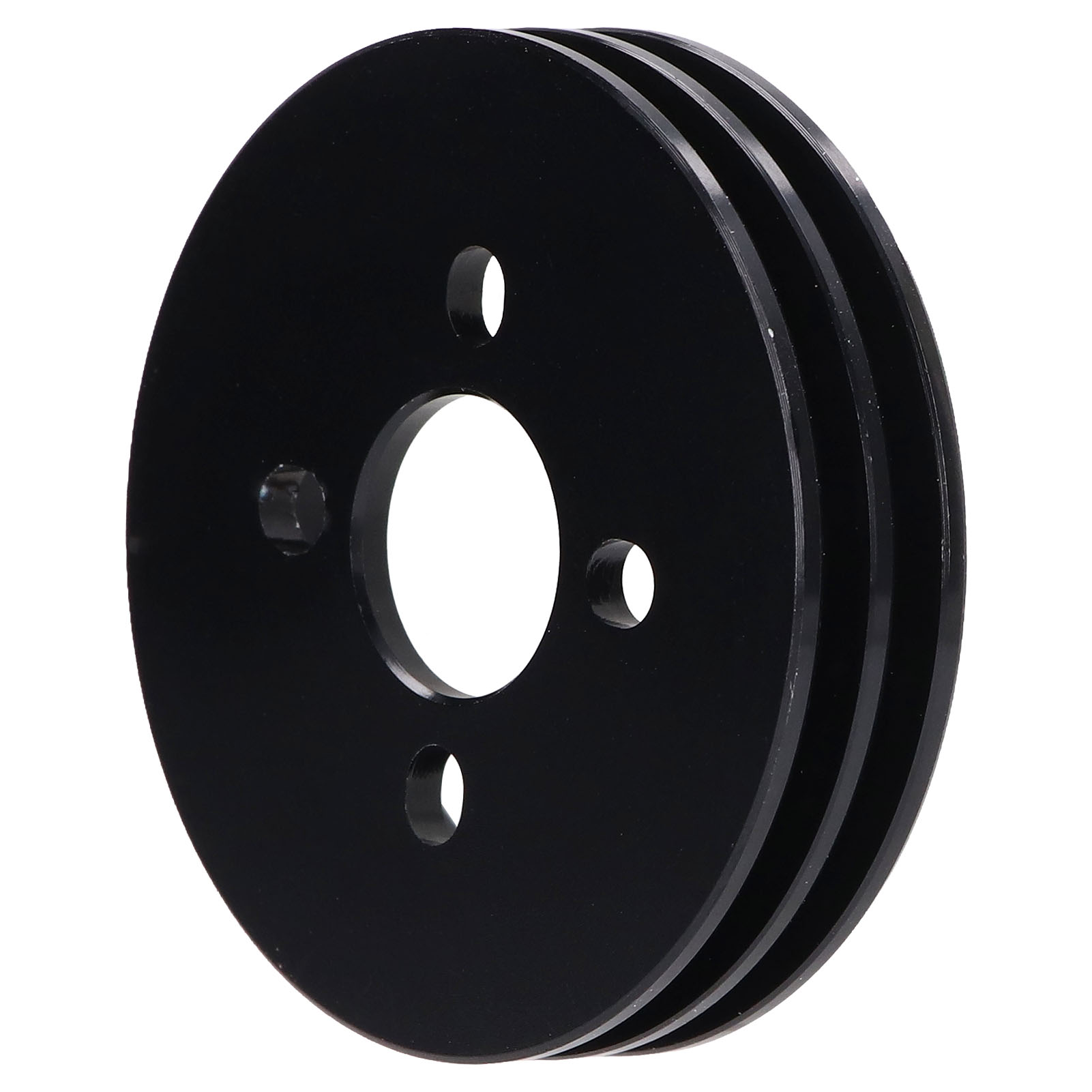 2-rillen-aluminium-riemenscheibe, 48 Mm Feste Nabenbohrung, Motorwindenrad 5407-0016-0001