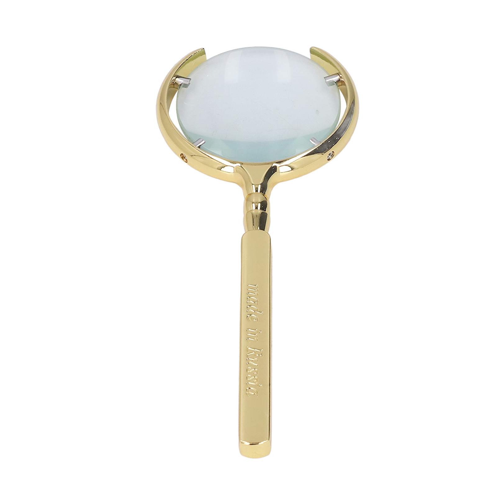 Handlupe Aus Goldmetall Zum Lesen Von Landkarten Und Zeitungen, Ideal Für Senioren, Praktisches Geschenk.