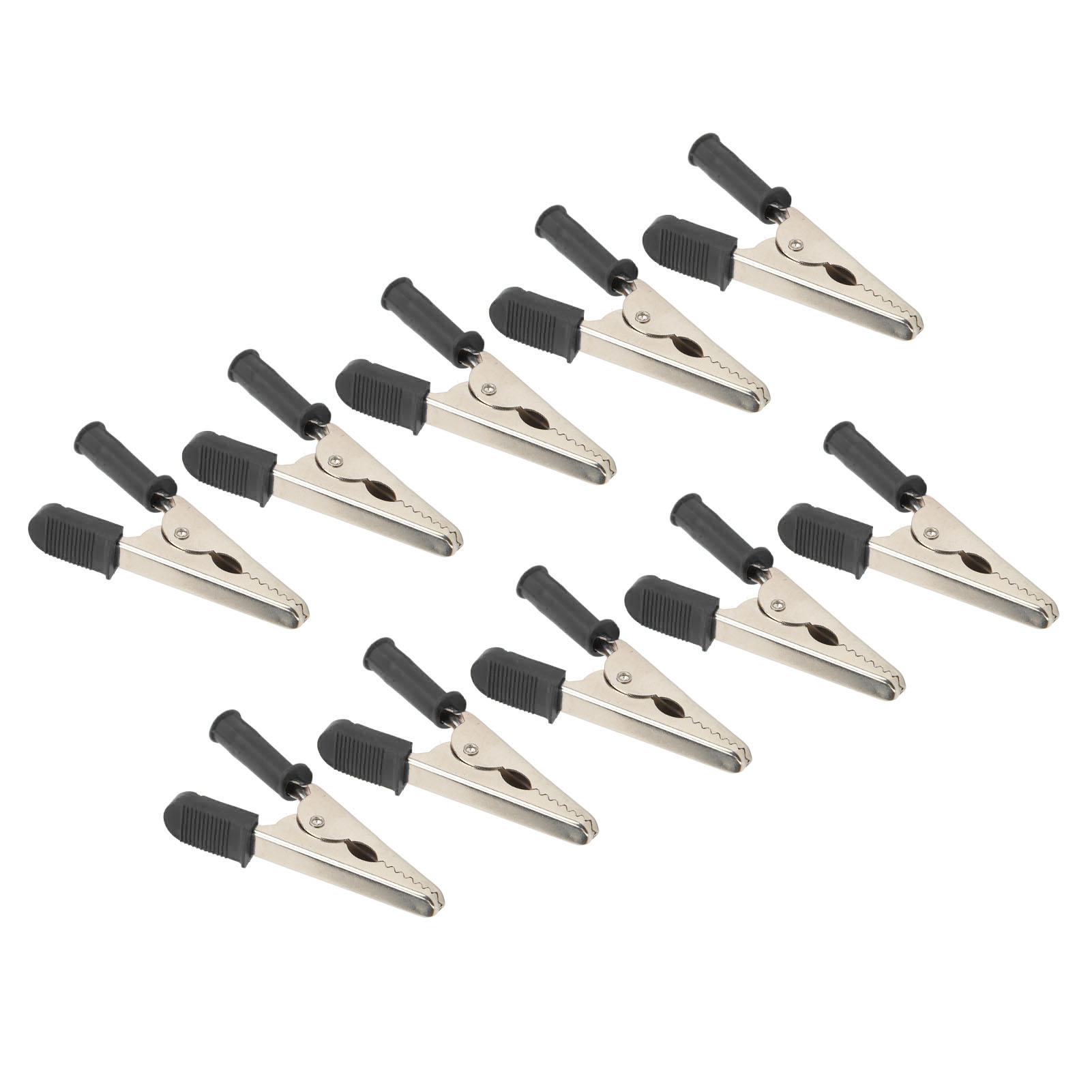 20 Mm Krokodilklemme Aus Messing J.60047, 10er-packung, Batterietestklemmen, Schwarz, Für Elektrische Diagnosezwecke