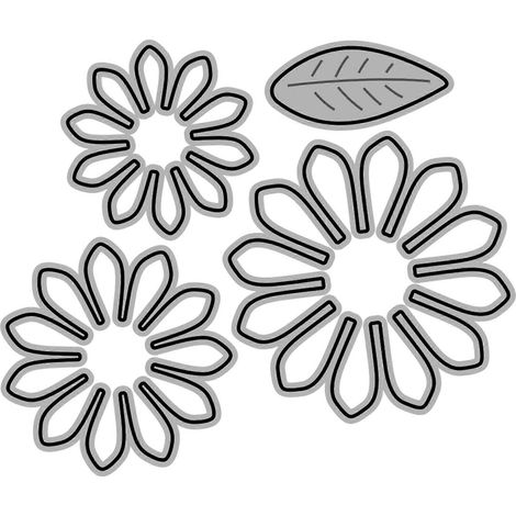Blumen-stanzformen Aus Metall Für Diy-scrapbooking Und Prägen