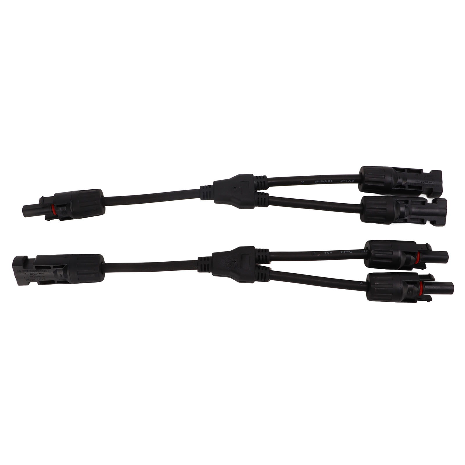 Set Aus 2 Y-förmigen Schraubverbindern Für Solar-pv-anlagen (stecker/buchse), Wasserdicht Nach Ip67, 1500 V Dc, Multimode + Multimode, Mit Schraubenschlüssel, Schnellanschluss