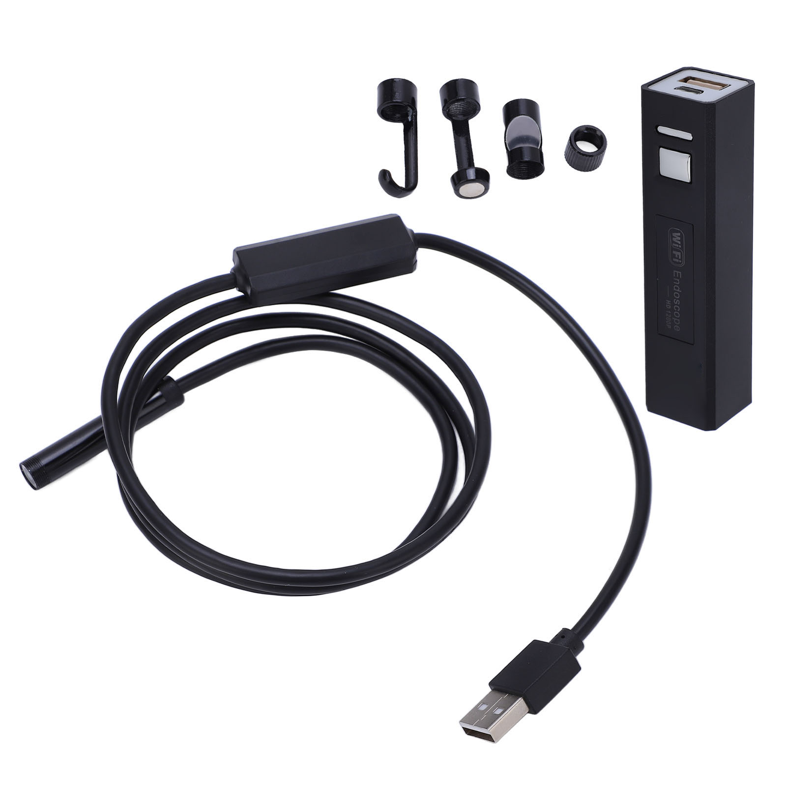 Kabelloses Wlan-endoskop Für Smartphones, 8-mm-ip68-wasserdichte Hd-inspektionskamera Mit Licht, Tragbares Boroskop