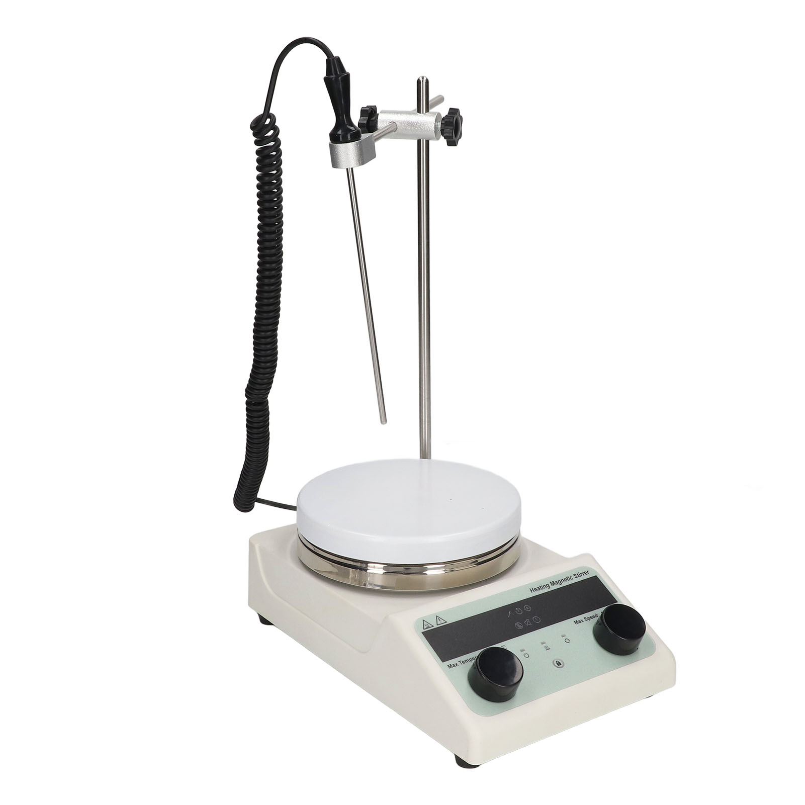 Magnetrührer (5,5 Zoll), 100–1500 U/min, 300 °c Heizplatte, 100–230 V Elektrischer Mixer, Eu-stecker