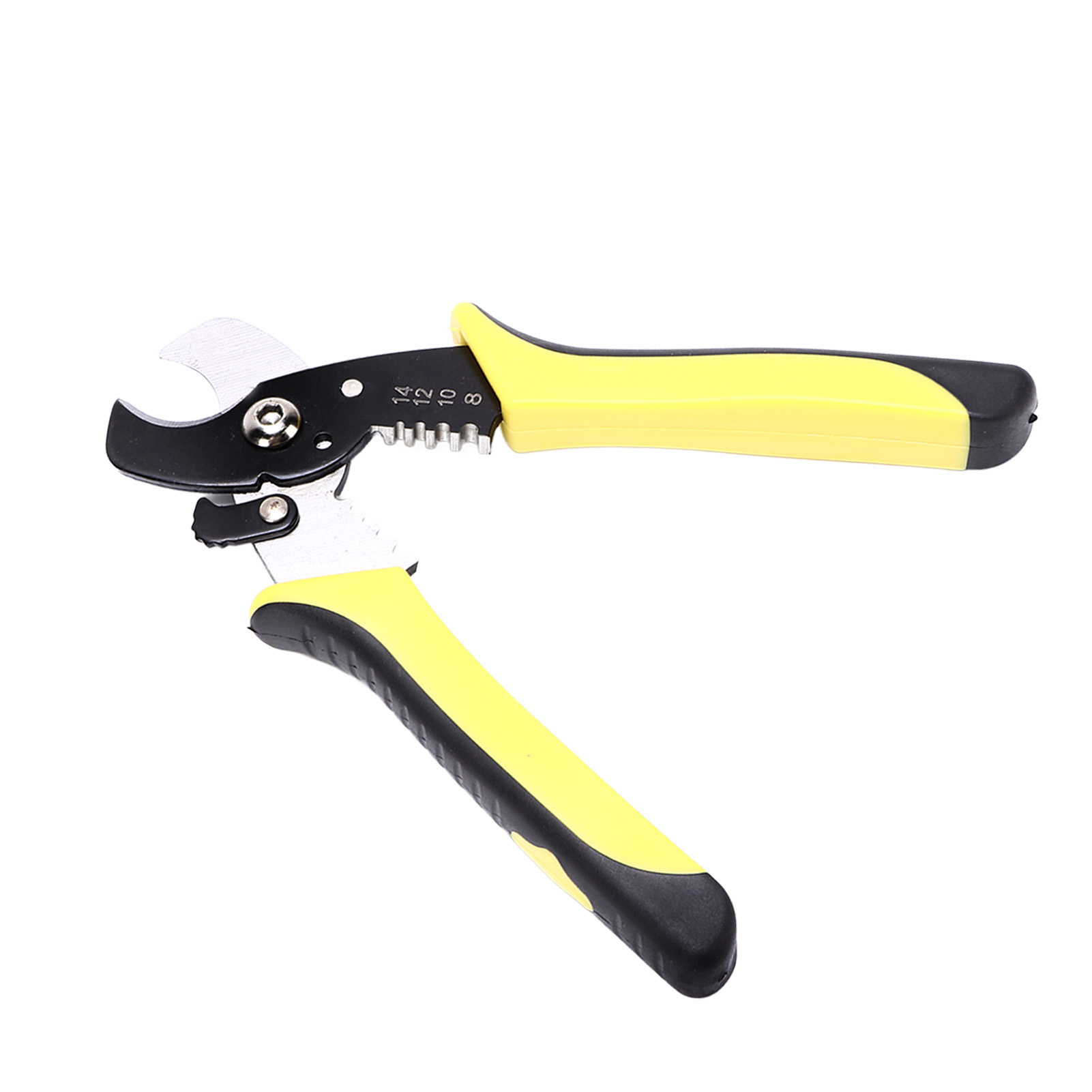Ergonomischer Multifunktions-abisolierer Aus Hochfestem Kohlenstoffstahl, Robuste Crimpzange Mit Schleifzahnrädern