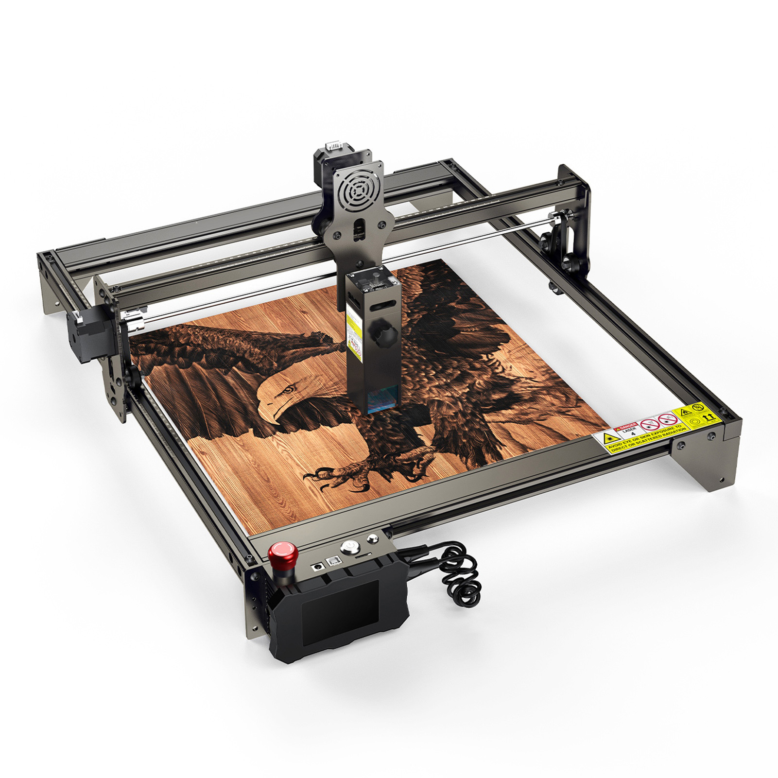 Lasergravierer Mit Augenschutz, Schneidemaschine Mit Festem Fokus, Set Mit 100–240-v-eu-stecker