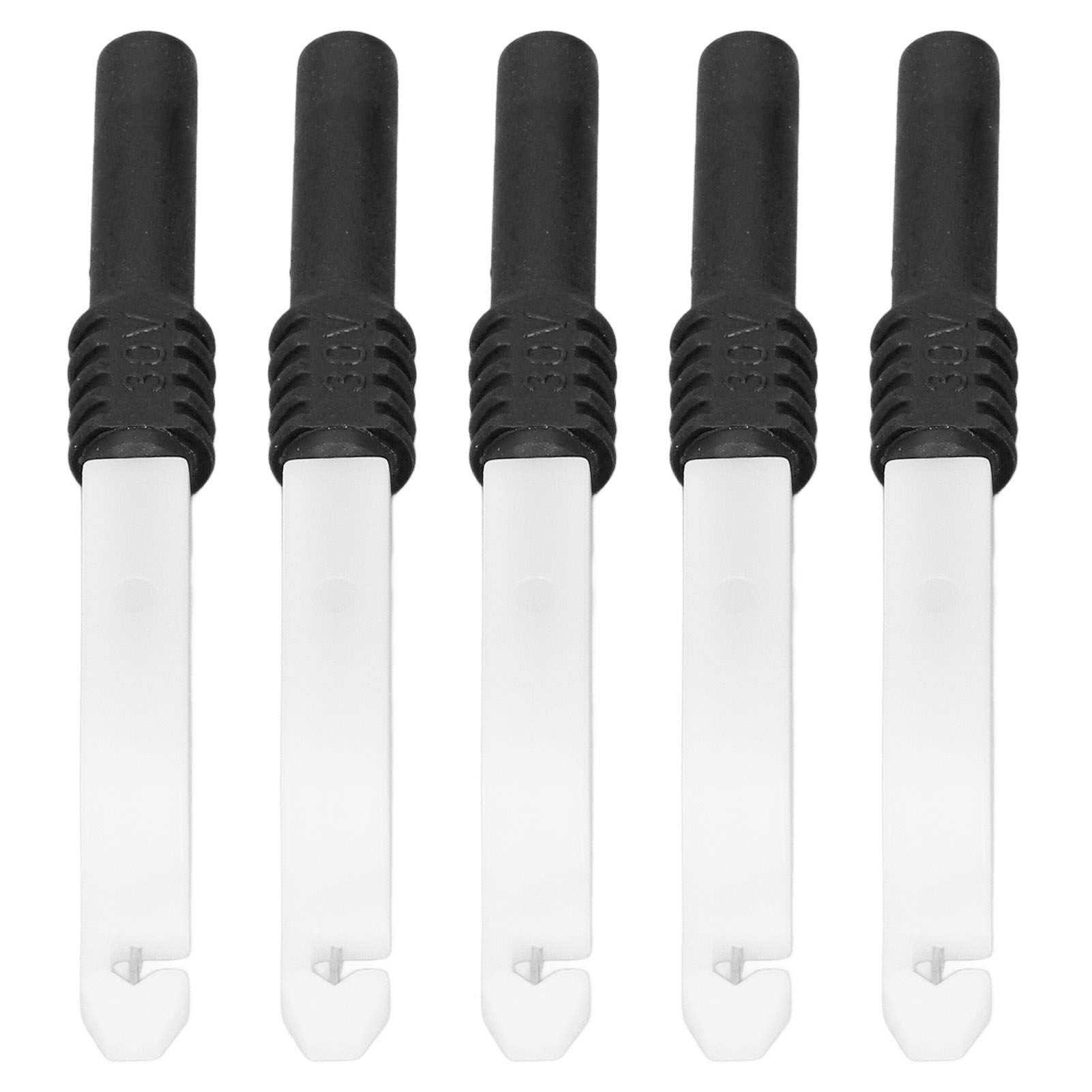 5-teiliges Set Mit 0,7-mm-messspitzen Inklusive Schutzhülle, Messzubehör Für Multimeter, Schwarze Messspitze