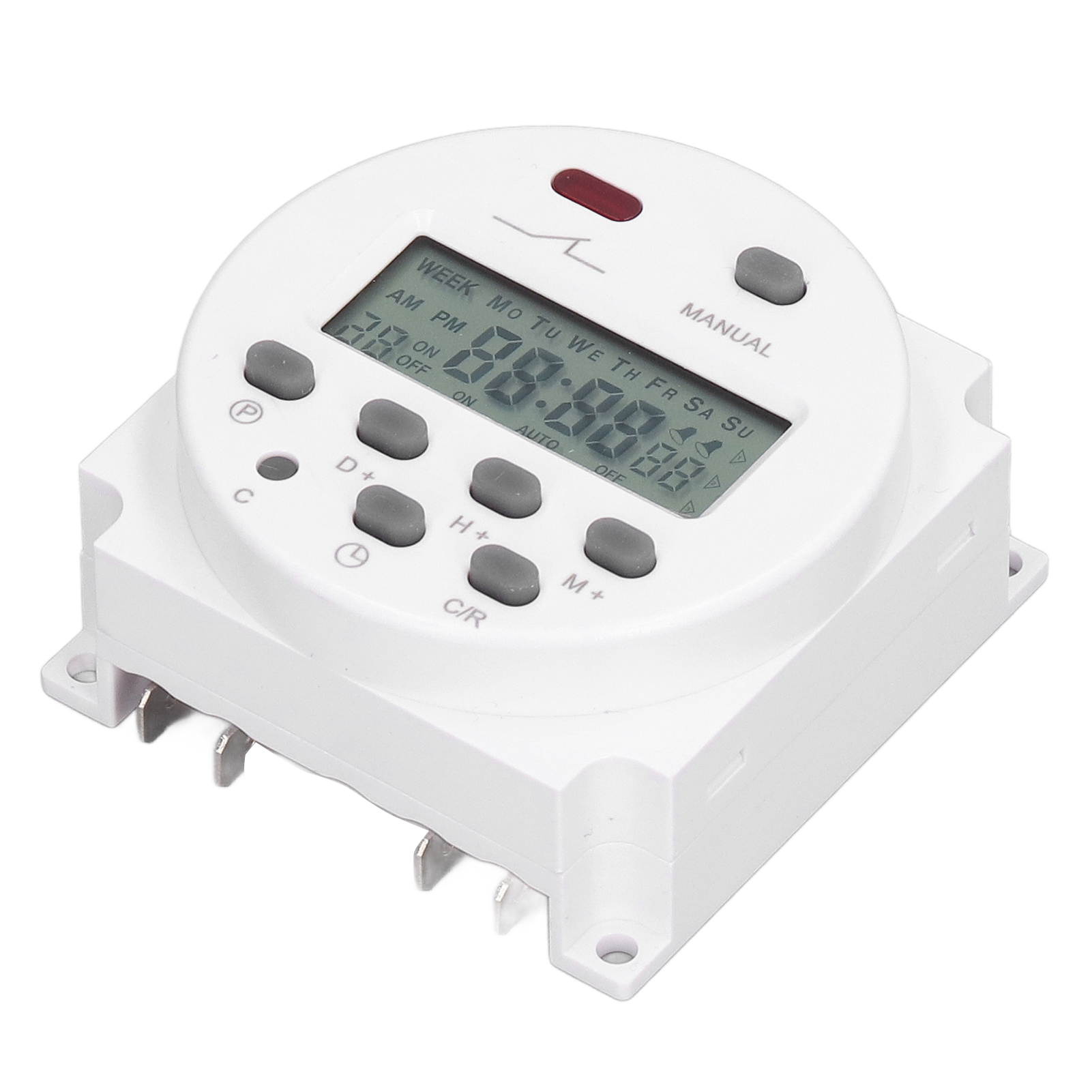 Programmierbarer Elektronischer Lcd-timer, 220–240 V Ac Digitaler Zeitschalter, Cn101a Steuerrelais, 16 Ein-/ausschaltzyklen, Tagestimer