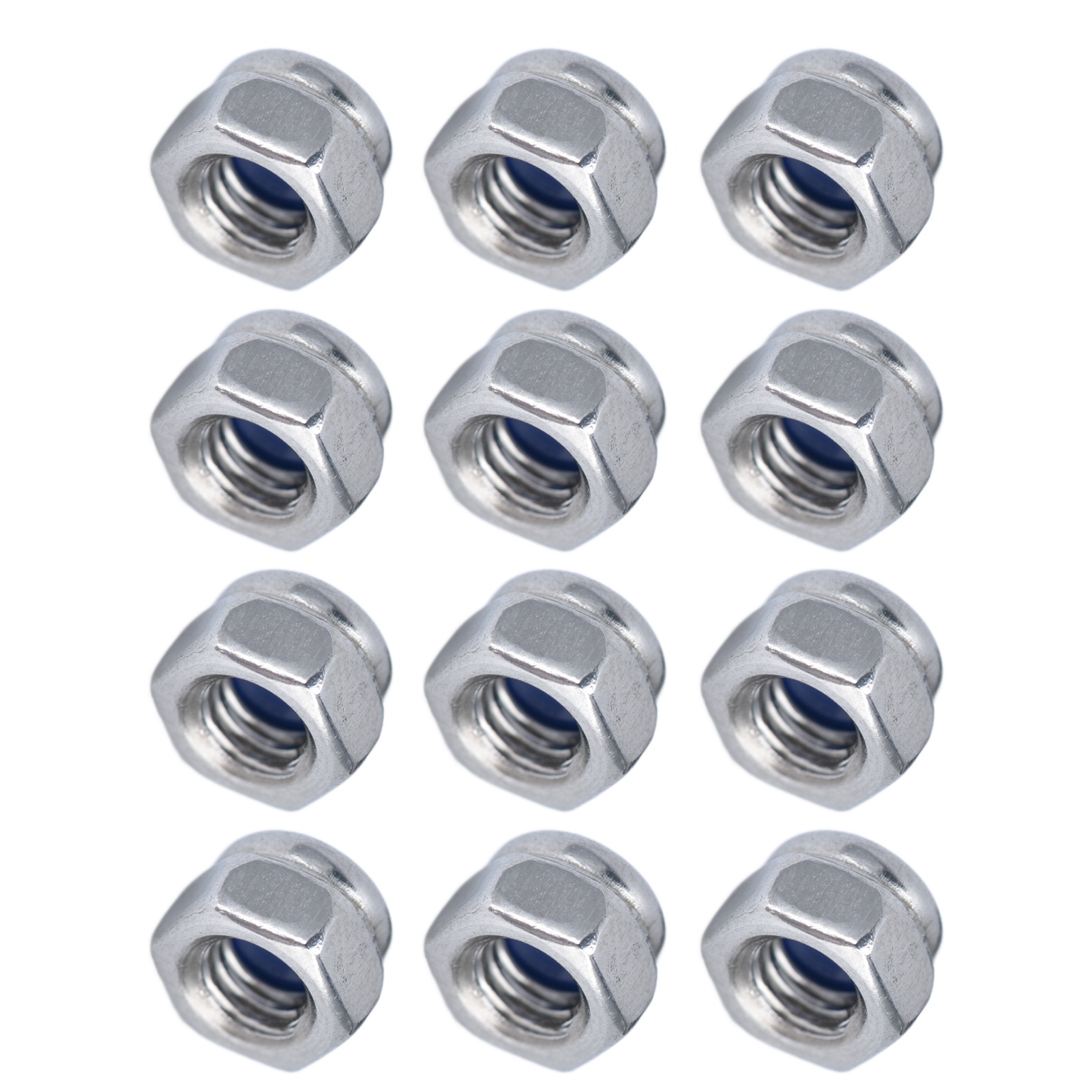 Sechskant-selbstsicherungsmuttern M4 X 0,7 Mm Aus Edelstahl, Packung Mit 200 Stück Für Roboter, Elektriker Und Schreiner.