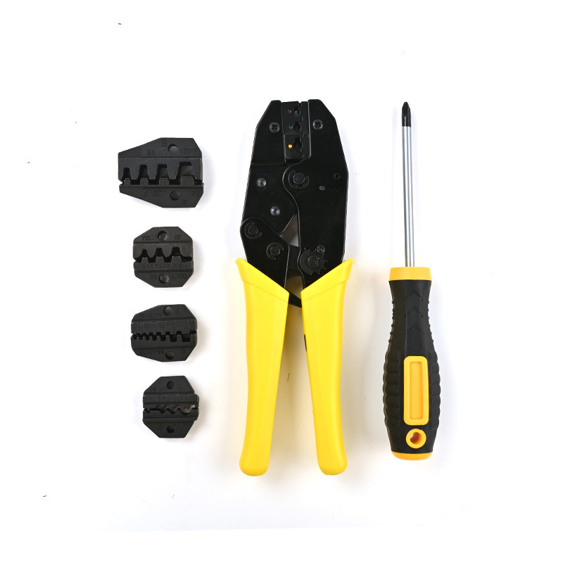 Crimpzange Aus Hochkohlenstoffhaltigem Stahl, Kabelabisolierer/-schneider, Professionelle Crimpzange