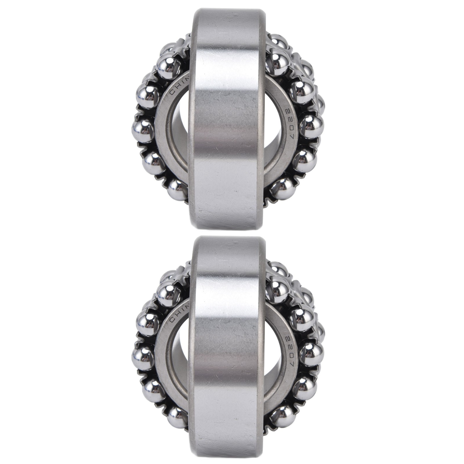 2-teiliges Zweireihiges Kugellager, Hochwertige Fertigung, Hohe Drehzahl, Leiser Betrieb, Mechanische Teile 2207