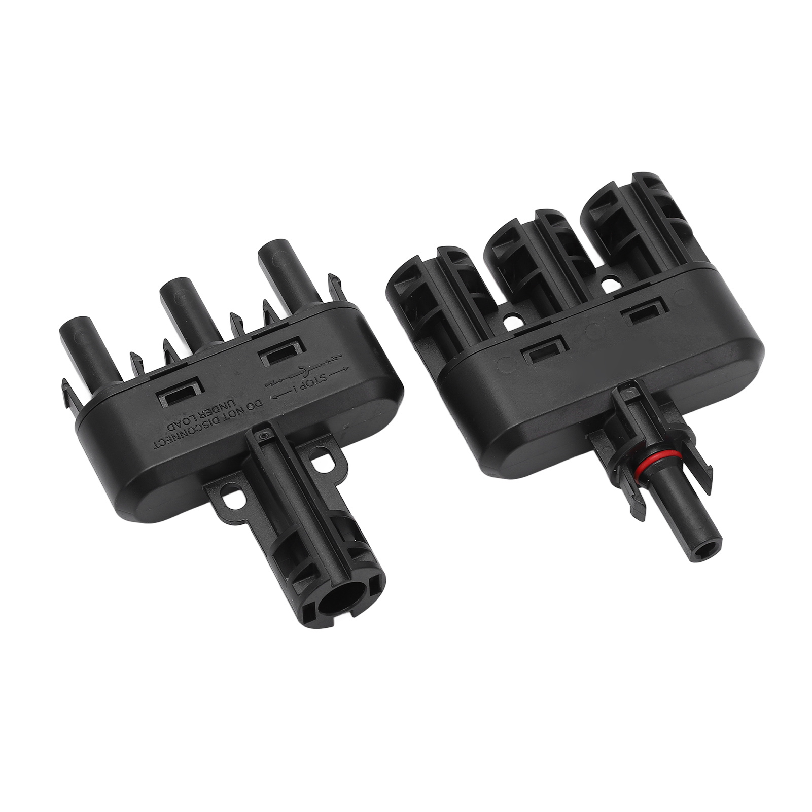 T-förmiger 4-poliger Solarstecker, Ip68 Wasserdicht, Paralleladapter-splitter 1 Auf 3 Für Den Außenbereich