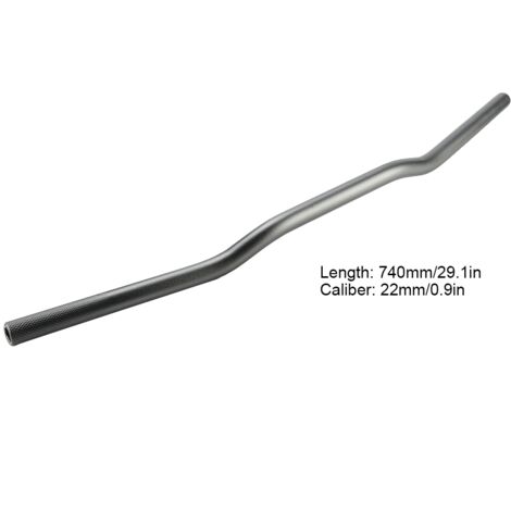 22-mm-aluminiumlenker Für Retro-motorräder, Modifizierter Stil, Mattgraue Oberfläche