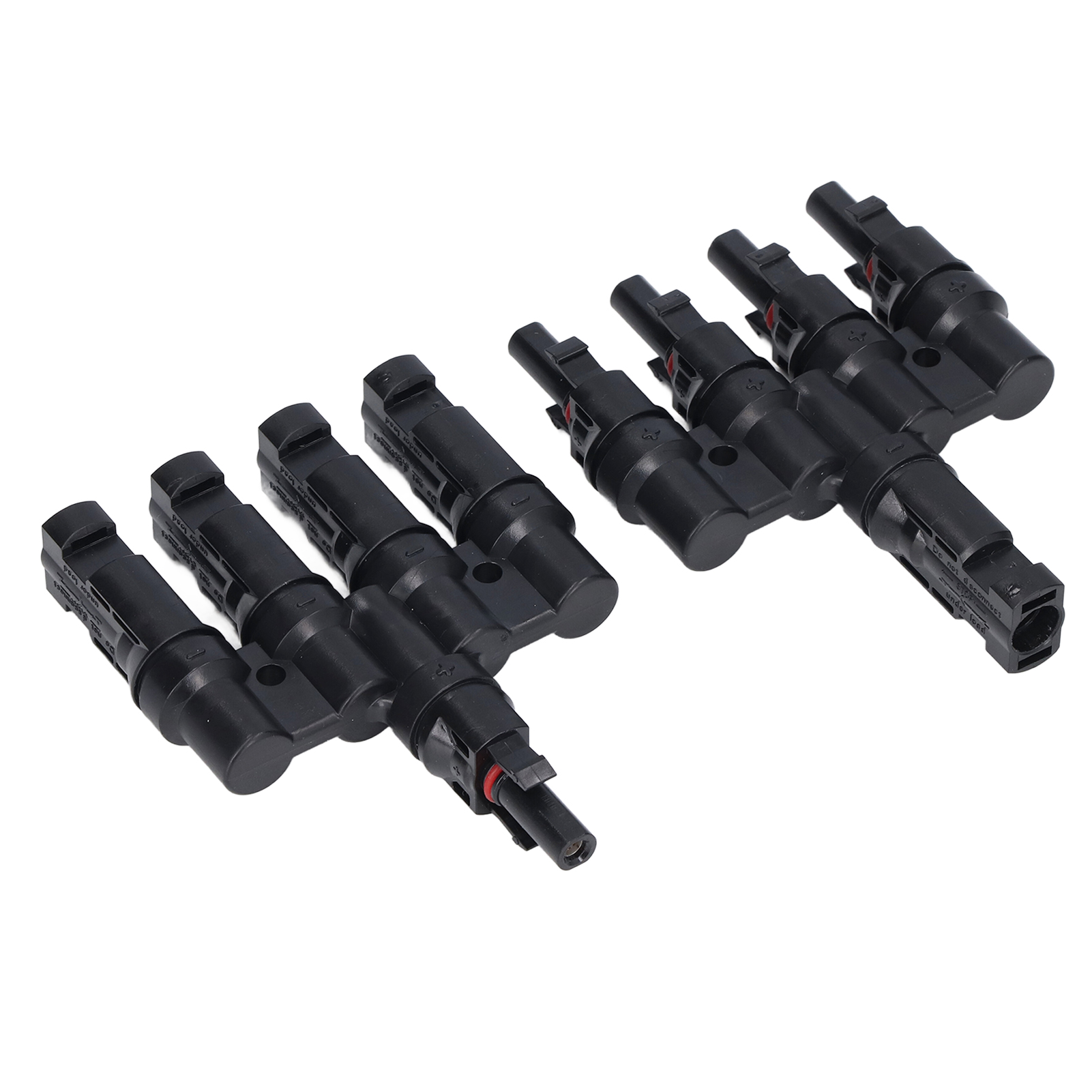 4-zu-1-t-verbinder Für Photovoltaik-anschlüsse, Stecker/buchse, Kabelverteileradapter, 50 A, Messing