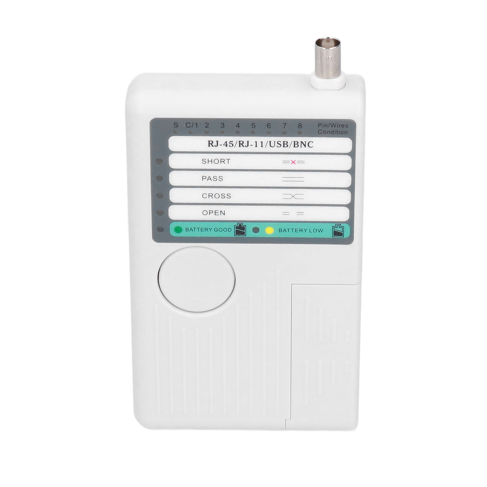 Nf-3468 4-in-1 Netzwerkkabeltester, Durchgangsprüfer Für Rj11, Rj45, Usb Und Bnc, Leitungsdiagnosegerät.
