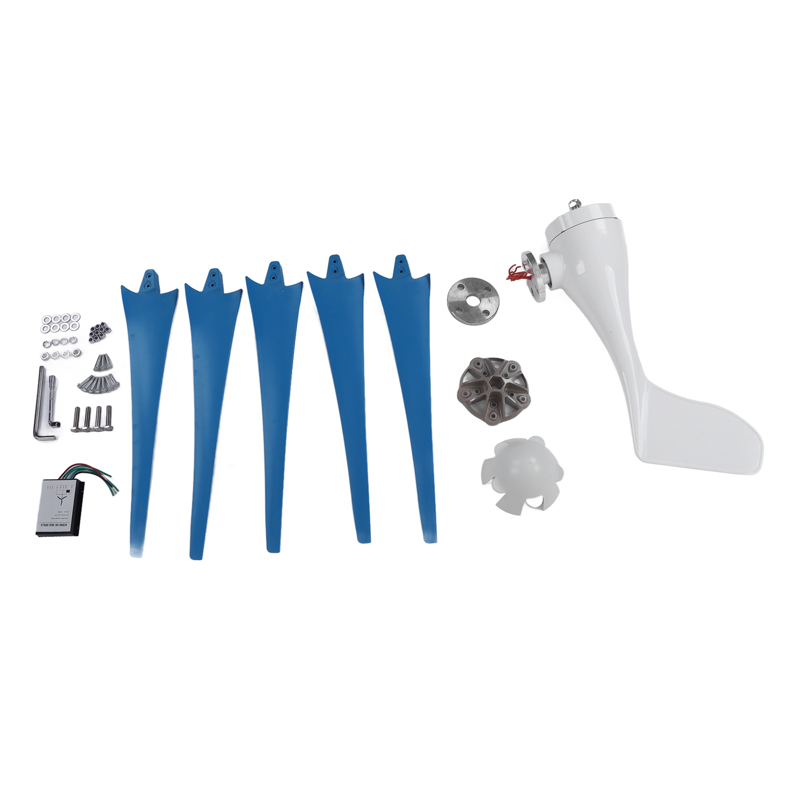 400-w-5-blatt-windkraftanlage, Drehstromgenerator, Permanentmagnet, Hoher Wirkungsgrad, Windenergie, 12 V Gleichstrom