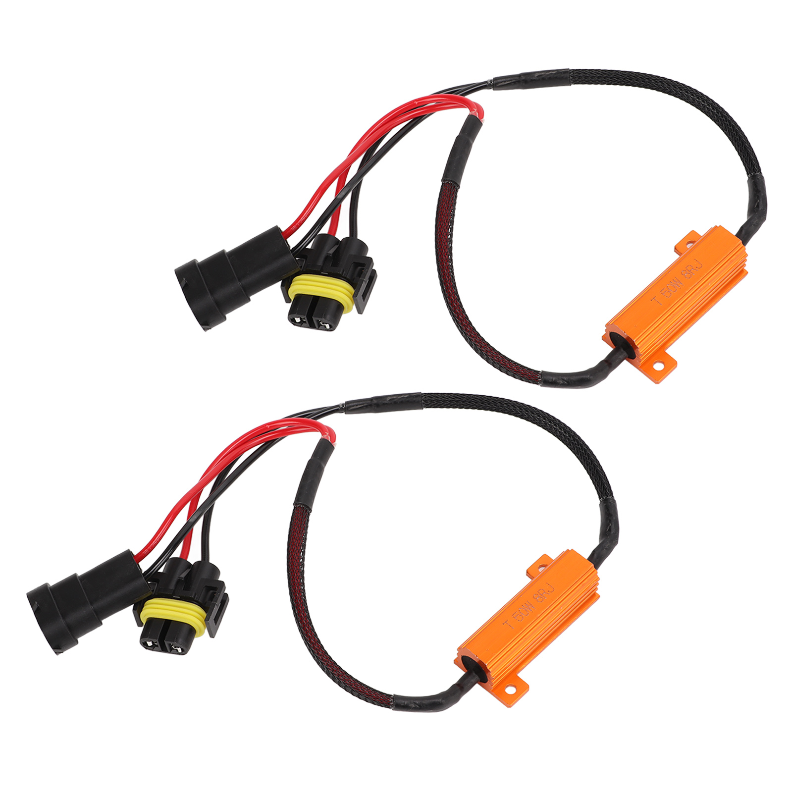 2 Stück Led-lichtwiderstände, Integriertes Design, Sorgfältig Verarbeitet, Leicht Und Tragbar, Adapterwiderstand Für Rücklicht