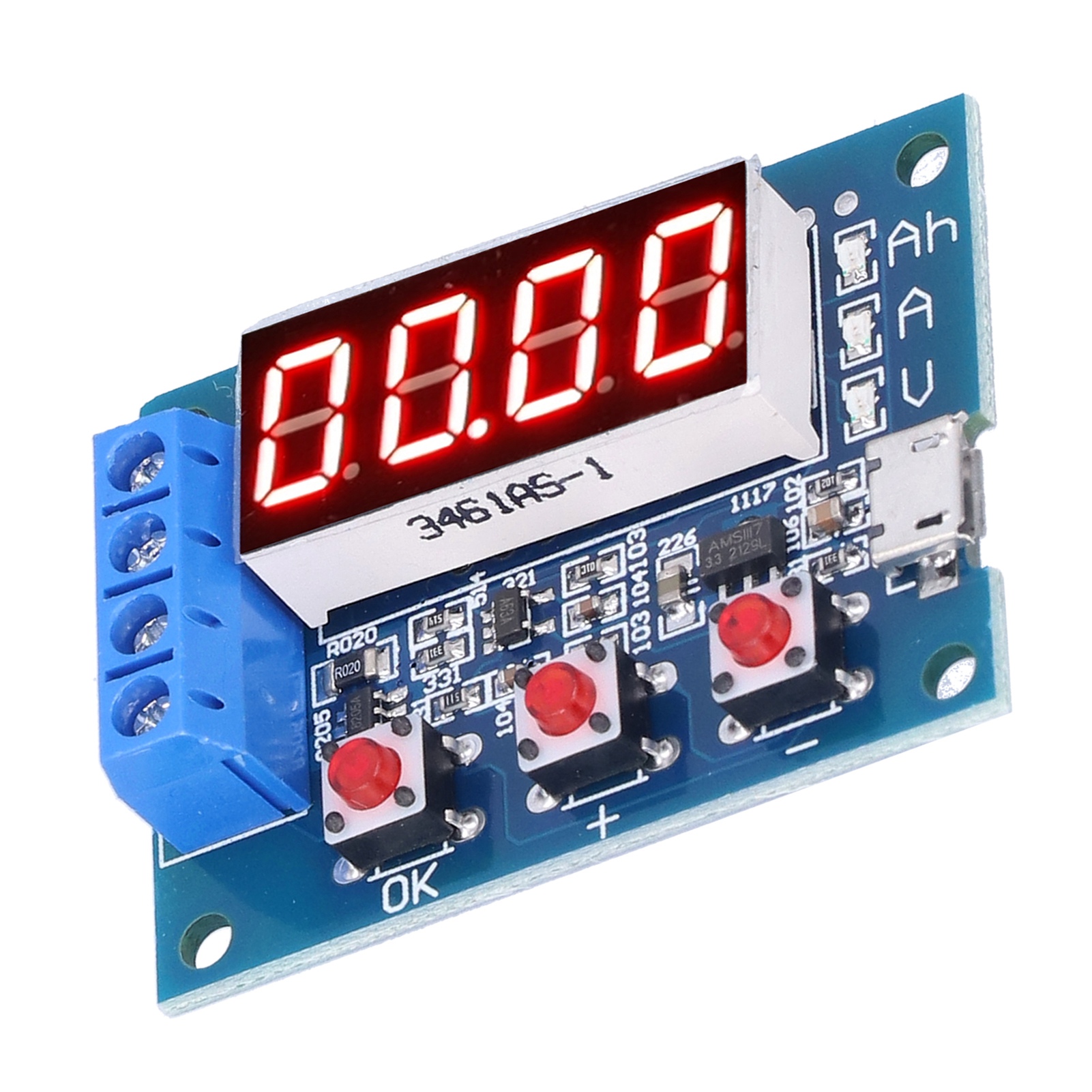 Led-batteriekapazitätstester, Entlademonitor Für 18650 12v Lithium-batterien, Dc 4,5-6v