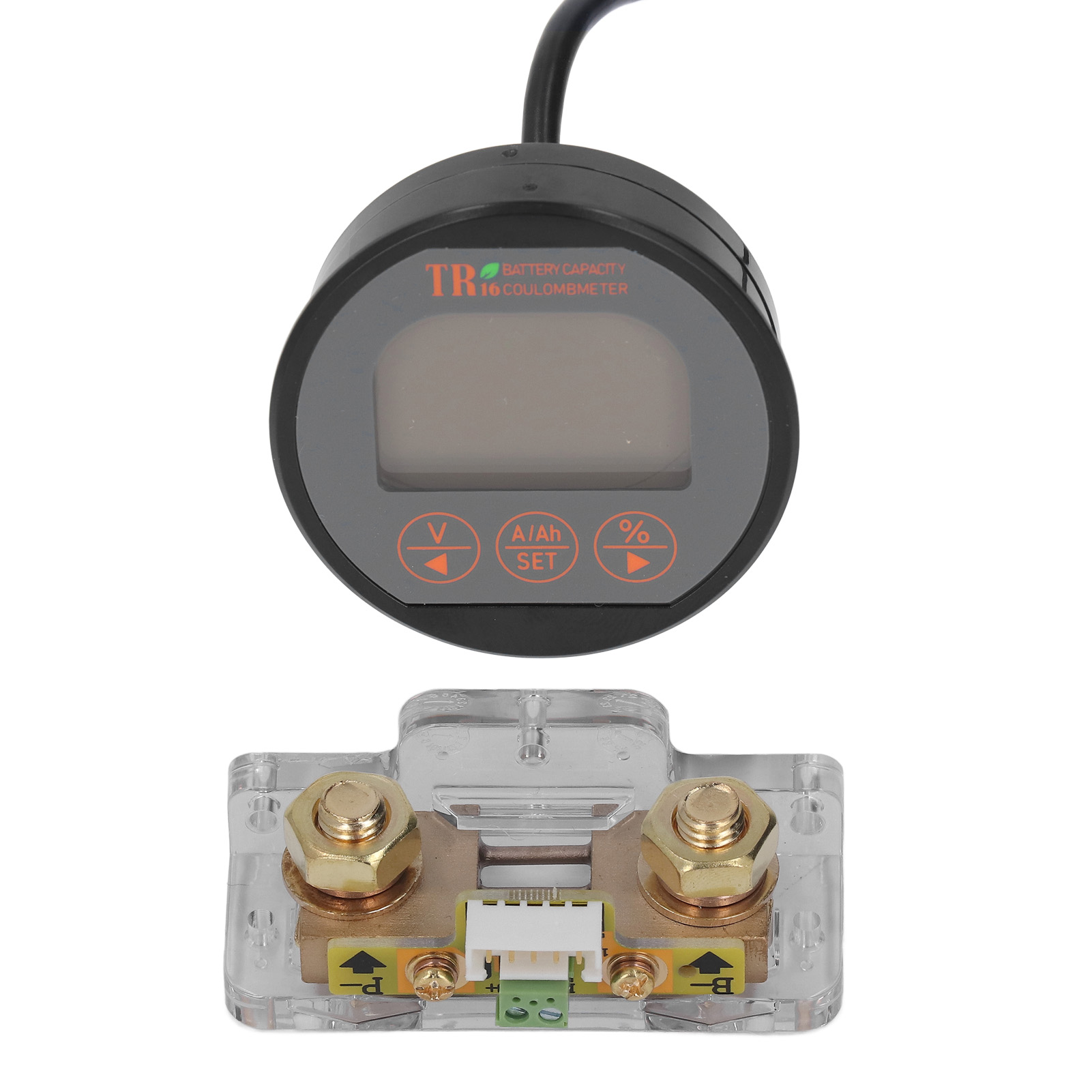 Wasserdichter 8–120-v-batterietester, Präzise Kapazitätsmessung, Rundes Voltmeter Für Elektroautos, 100 A