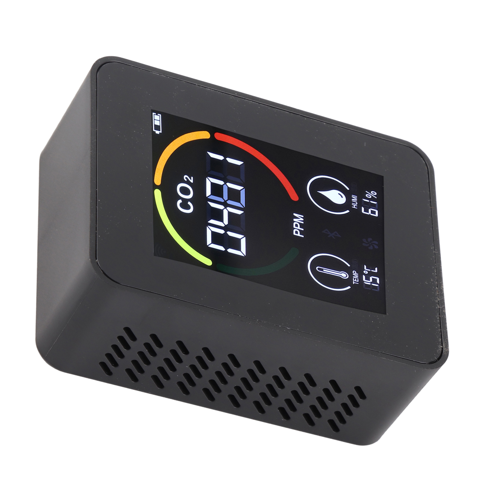 Co2-detektor H8 Plus Innenraumluftqualitätsmonitor Temperatur- Und Feuchtigkeitssensor Halbleiter Znazgg01