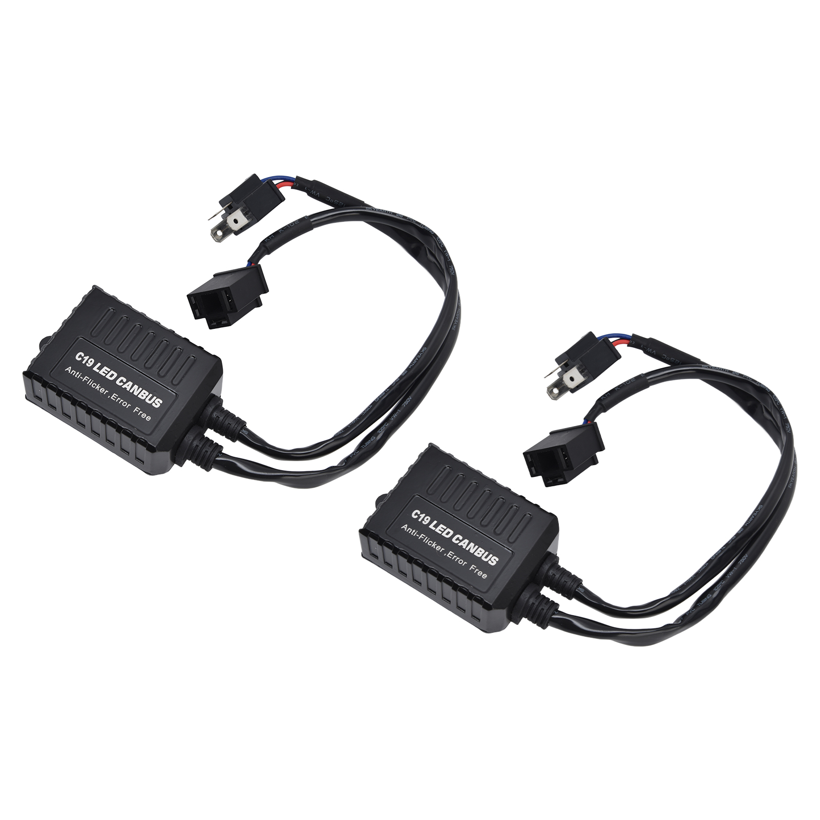 2 Stück Canbus C19 H4 Universal-led-decoder-antiflimmer-lichtfilter-zubehör Für Scheinwerferlampen