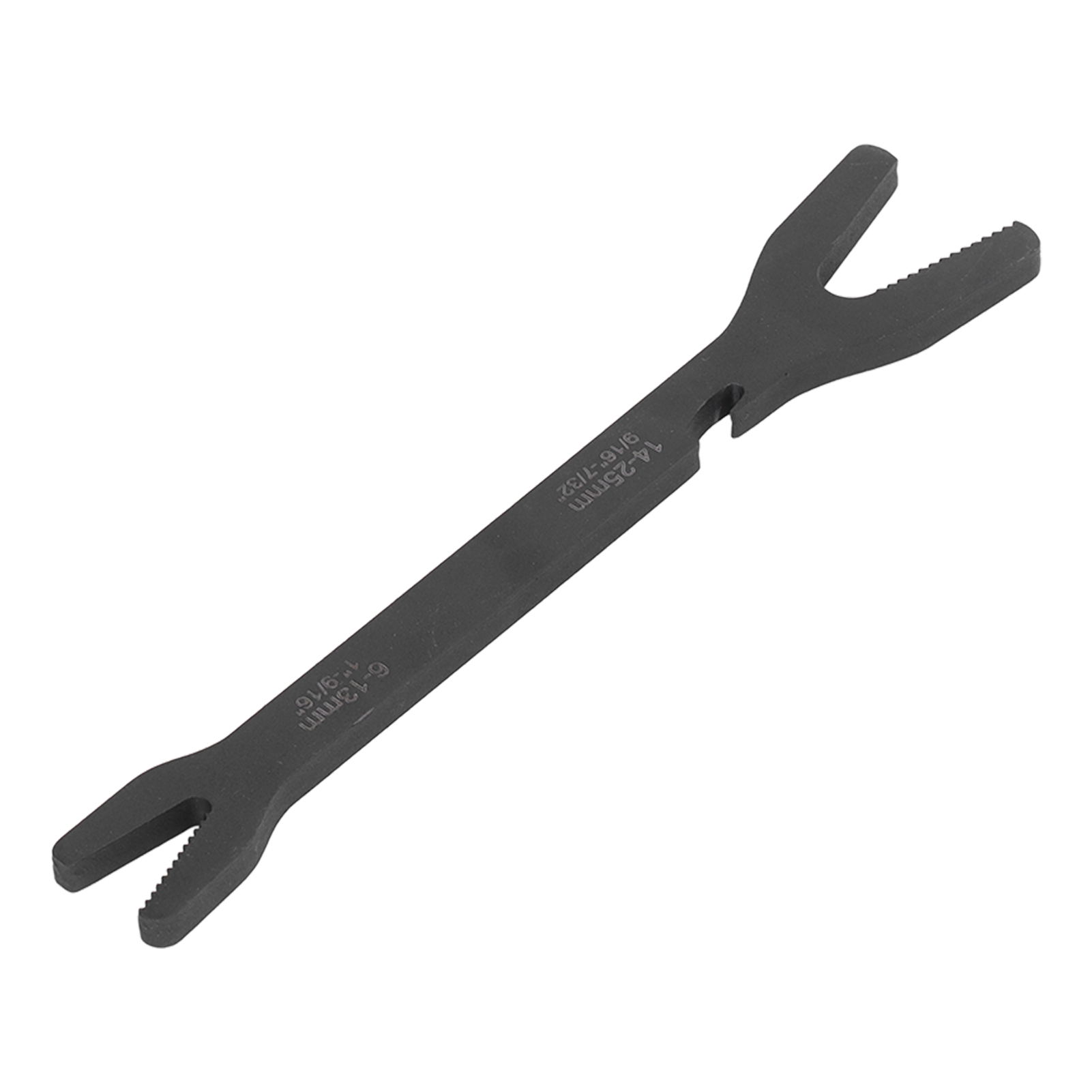C45 Stahl-winkel-kombinationsschlüssel, Doppel-y-kopf, 6-25 Mm, Schwarzes Handwerkzeug Für Reparatur- Und Wartungsarbeiten.