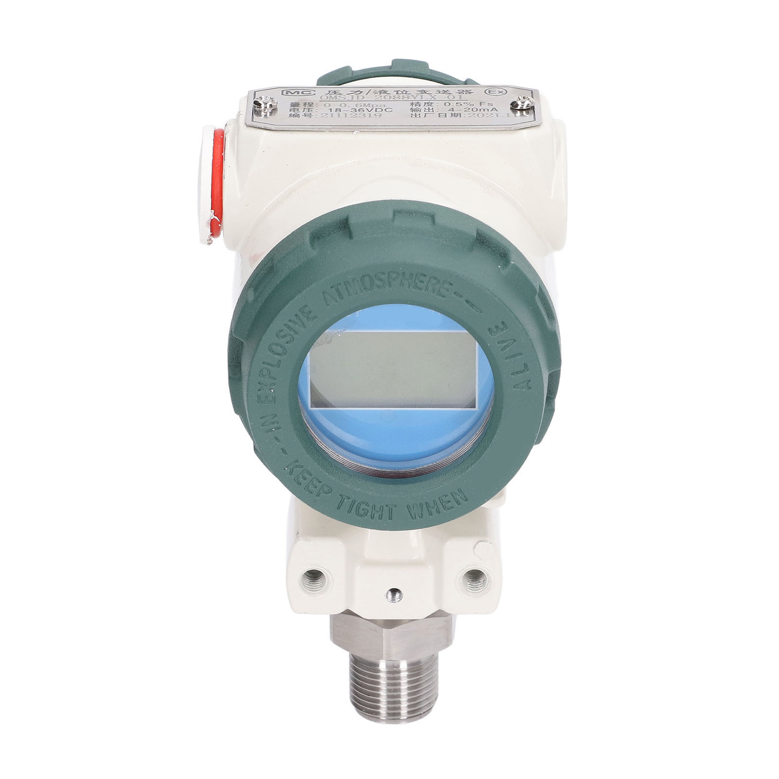 Wasserdrucksensor 0-0,6 Mpa Mit Digitalanzeige Für Tanks, Flüssigkeitsstandgeber, Präzises Messzubehör.