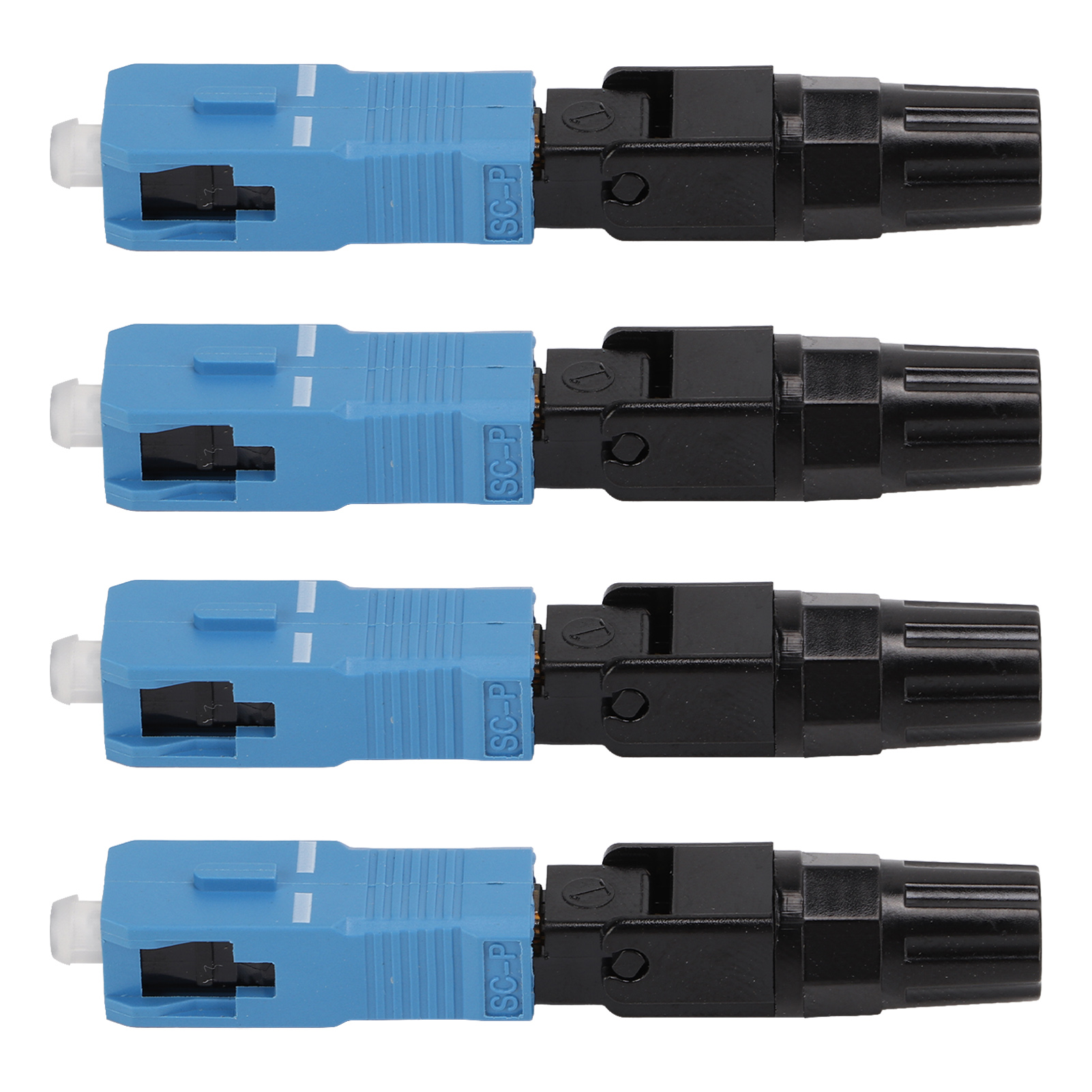 Schneller Sc-glasfaserstecker, 10er-pack, Geringe Verluste, Schnelle Leitung, Singlemode-glasfaseradapter, Einfach Zu Installieren, Für Catv- Und Ftth-netzwerke.