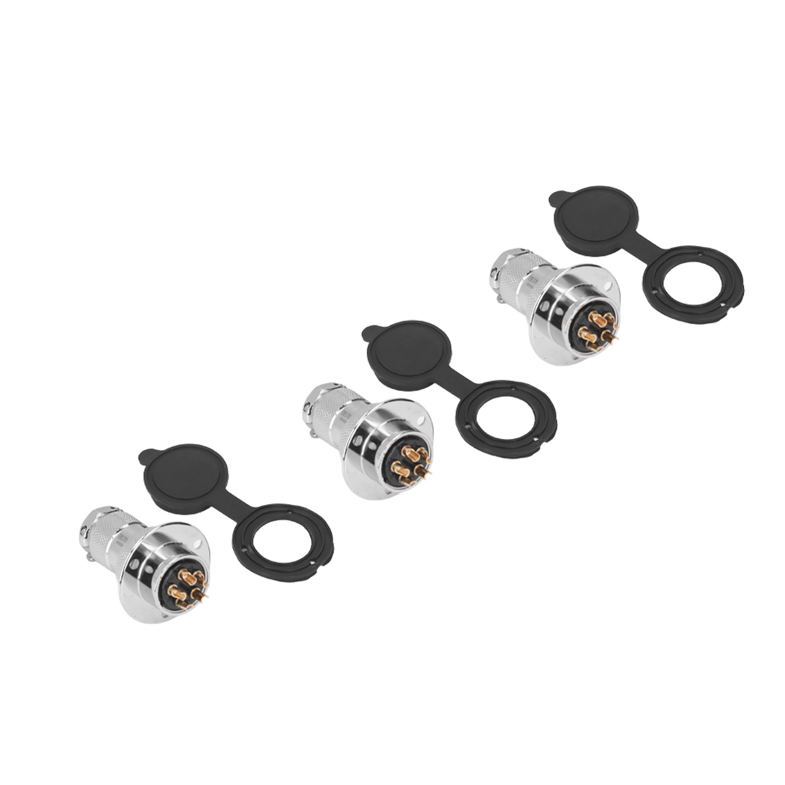 15-teiliger Flugzeugstecker, Messing-zink-luftfahrtstecker, 25-mm-buchse, 12 A 250 V, Bem25-5y (5-polig) Für Die Luft- Und Raumfahrt