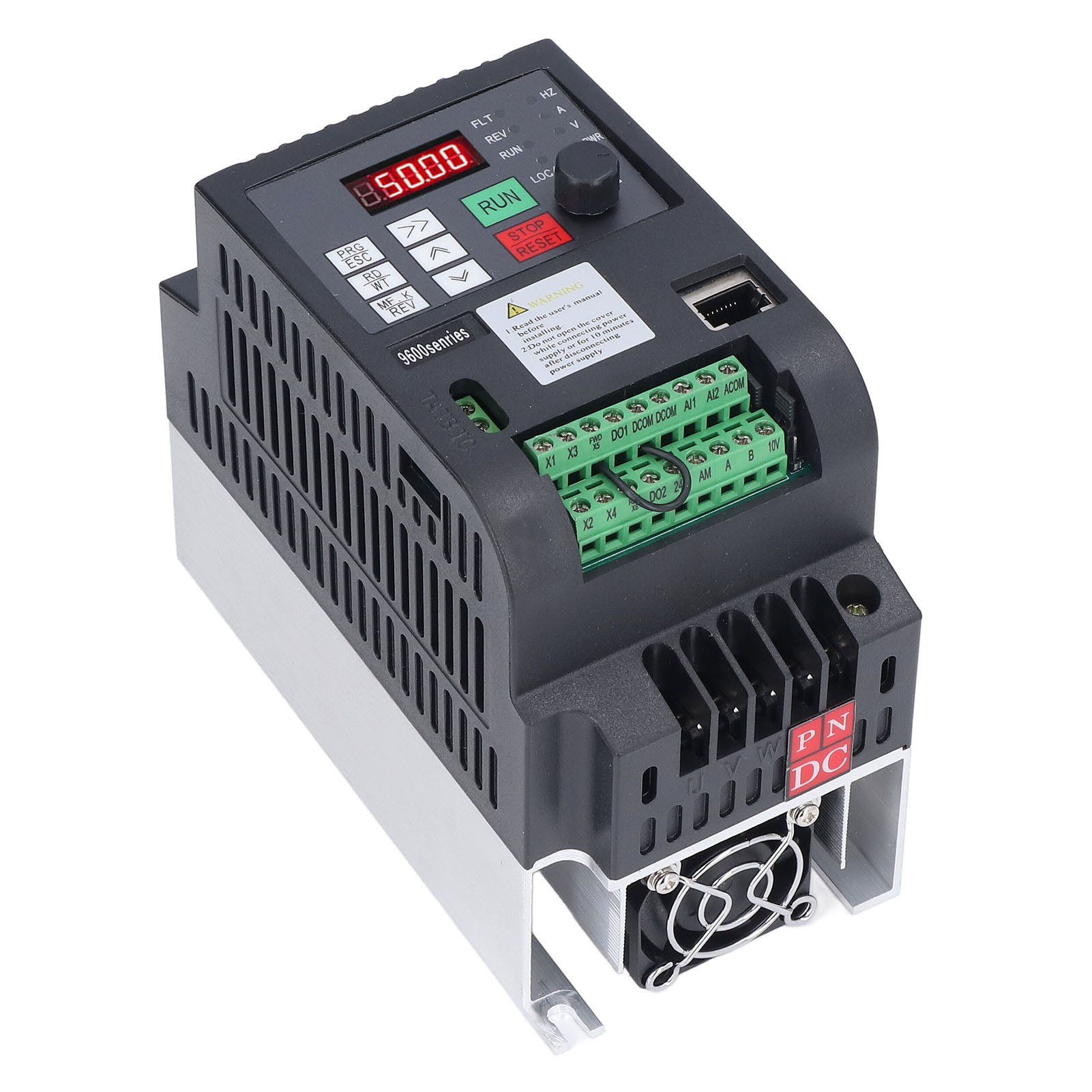 0,75 Kw 220 V Vfd Solar-wechselrichter, Frequenzumrichter Nflixin 9600d-1t-00075d Für Motoren, Drehstrom-drehzahlregler