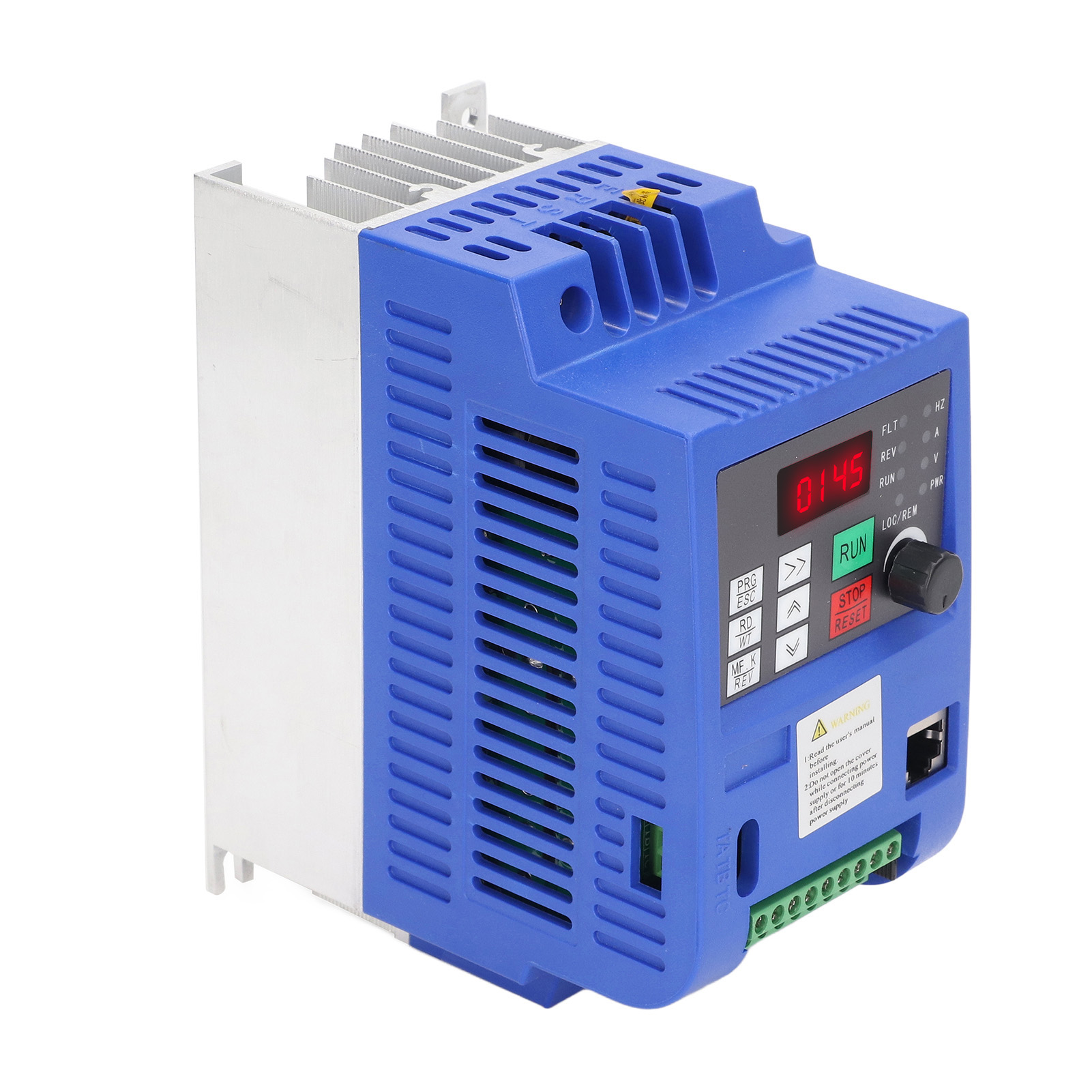 Einphasiger 220-v-frequenzumrichter, Dreiphasiger 0–220-v-wechselstromausgang, 1,5 Kw, Motordrehzahlwandler, 220-v-netzteil, Industrieller Frequenzregler