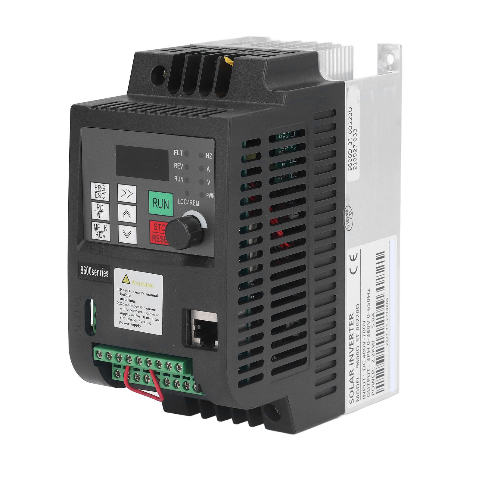 Nflixin 2,2 Kw 380 V Frequenzumrichter, Vfd 9600d-3t-00220d Solar-wechselrichter, Drehstrom-motorumrichter, Industrie-drehzahlregler