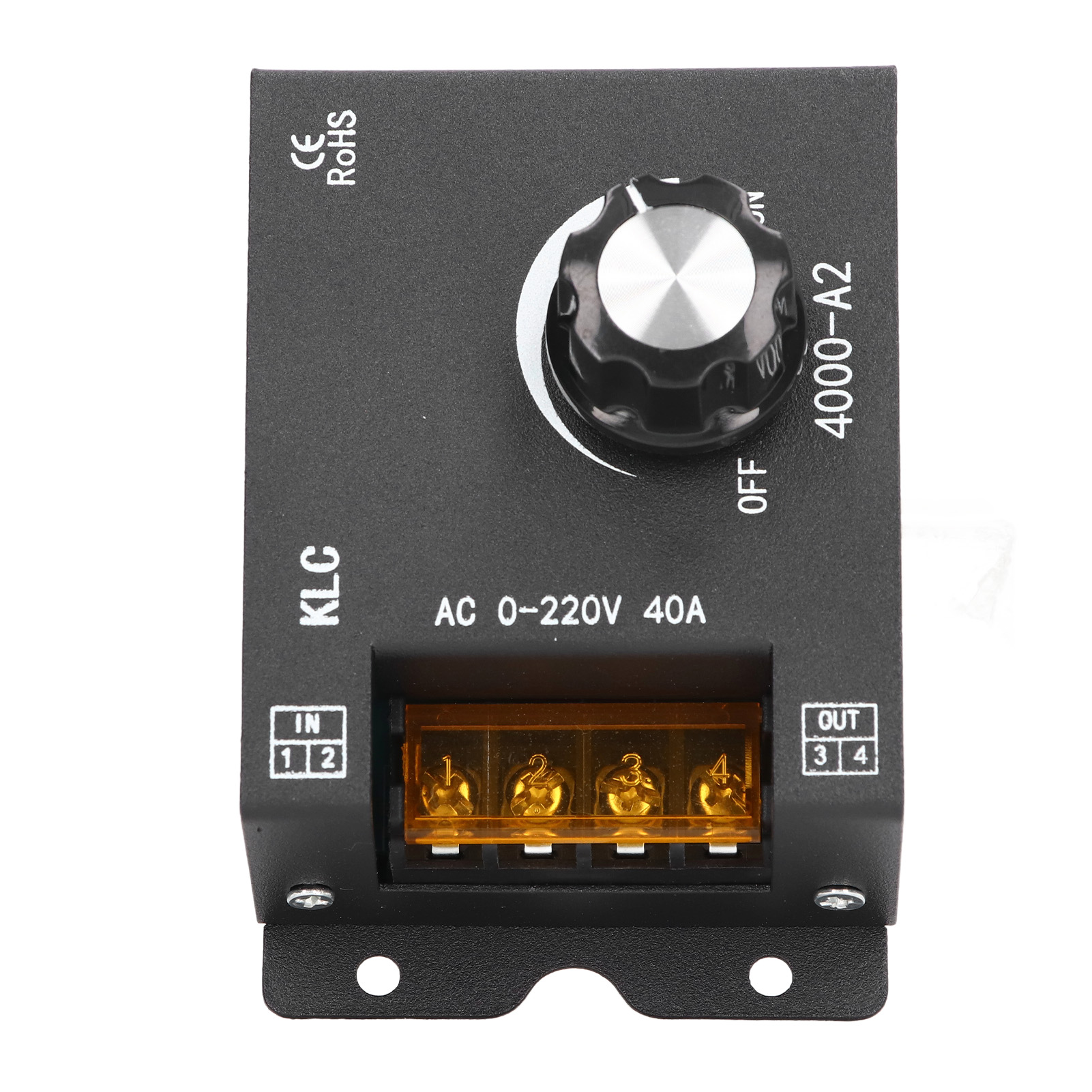 Elektronischer Spannungsregler/dimmer 4000w 220v Ac Mit Stufenloser Steuerung Für Heizmotoren