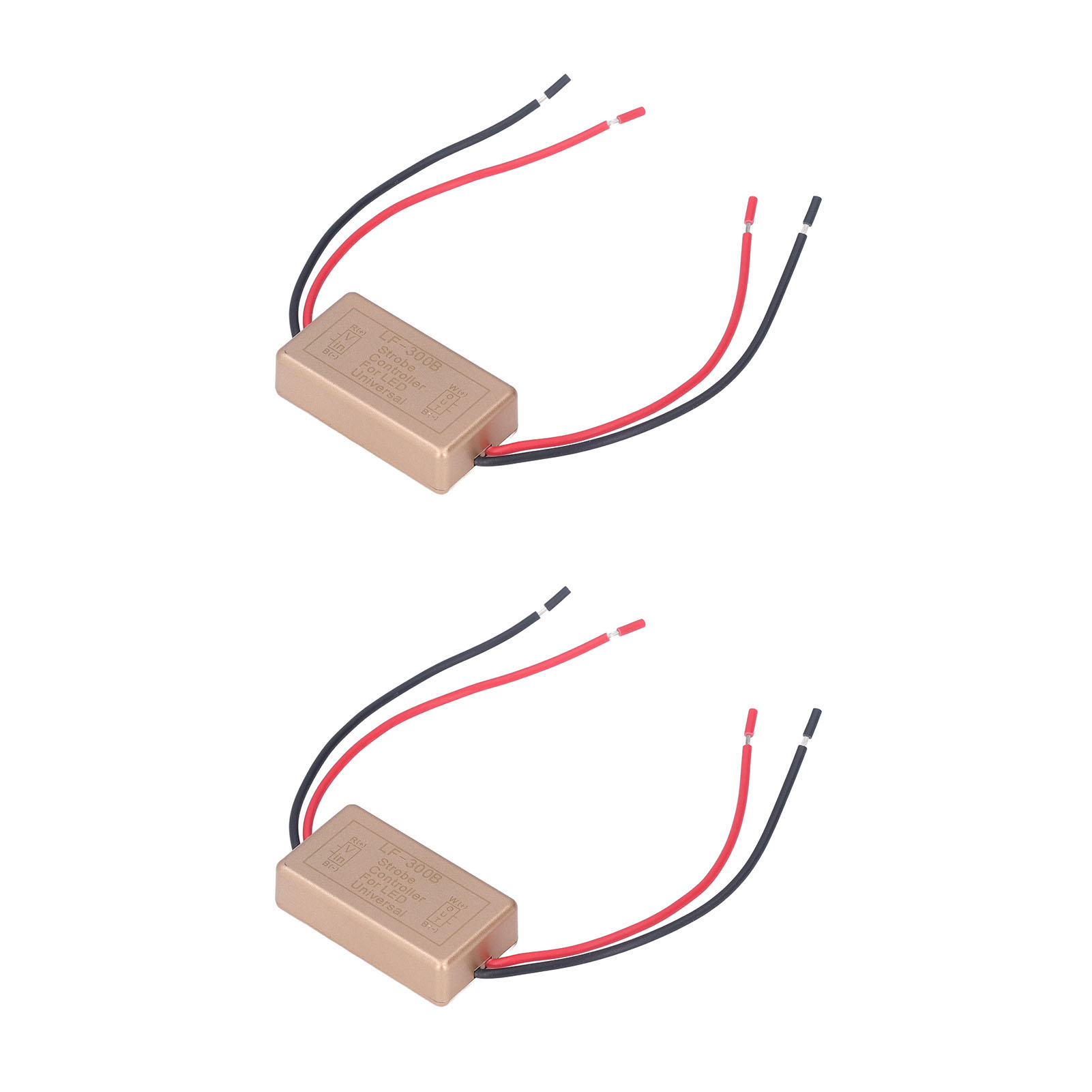 Set Mit 2 Led-blitzlicht-steuermodulen Ohne Stecker