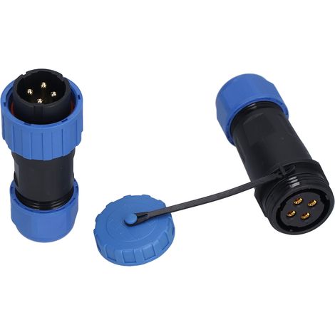 Wasserdichter, Mehrarmiger, Lötfreier Luftfahrtstecker (ip68), Schraubstecker (männlich/weiblich), 4-polige Buchse