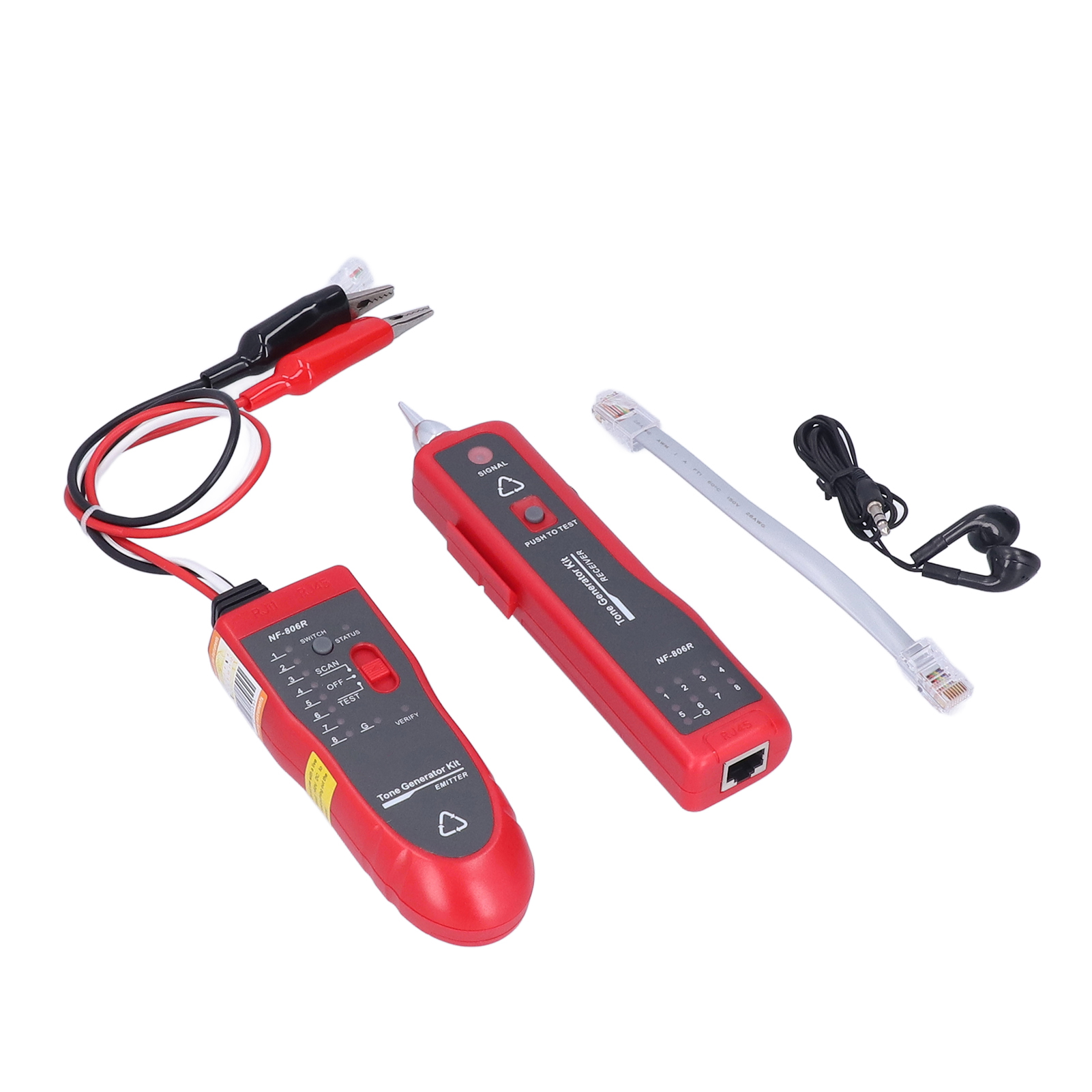 Nf-806r Anti-burn Poe Netzwerkkabeltester, Outdoor-telekommunikationsleitungssuchgerät, Durchgangsprüfer, Rj45 Diagnosegerät.