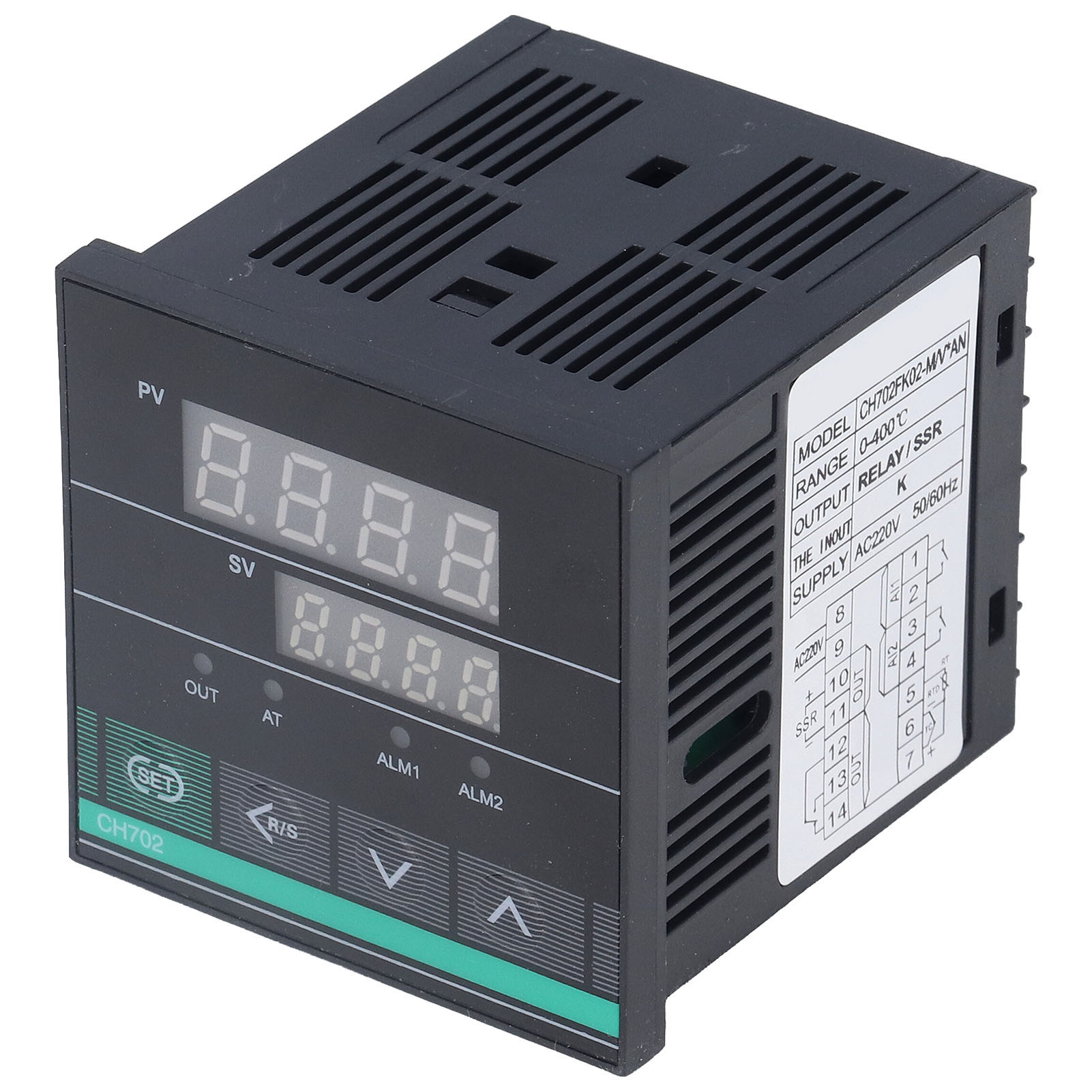 Ch702fk02-mvxan Intelligenter Pid-temperaturregler, Digitalthermostat Typ K, 220 V Ac, Präziser Regler Für Heizung Und Kühlung.