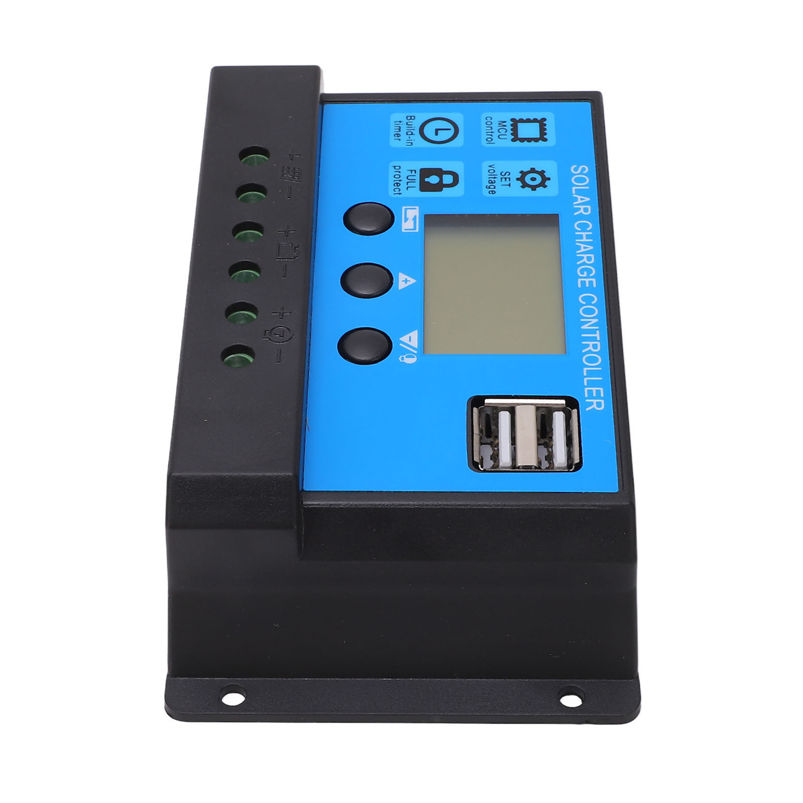 30a 12v/24v Pwm-solarladeregler Mit Lcd-bildschirm, Intelligenter Lade- Und Entladeregler Für Led-straßenleuchten, Digitalanzeige