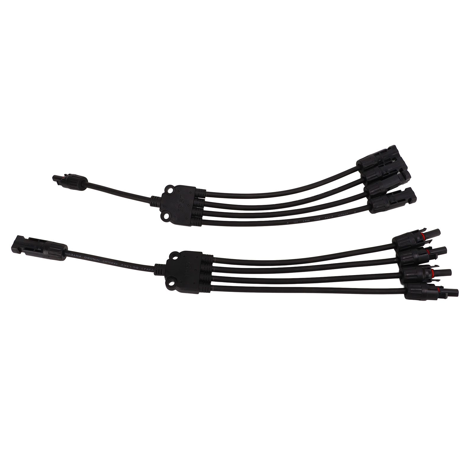Packung Mit 2 Y-förmigen Solar-pv-steckverbindern Inklusive Schraubenschlüssel, Schnellanschluss Stecker/buchse, Ip67 Wasserdicht, 1500 Vdc, Mmmmf+ffffm