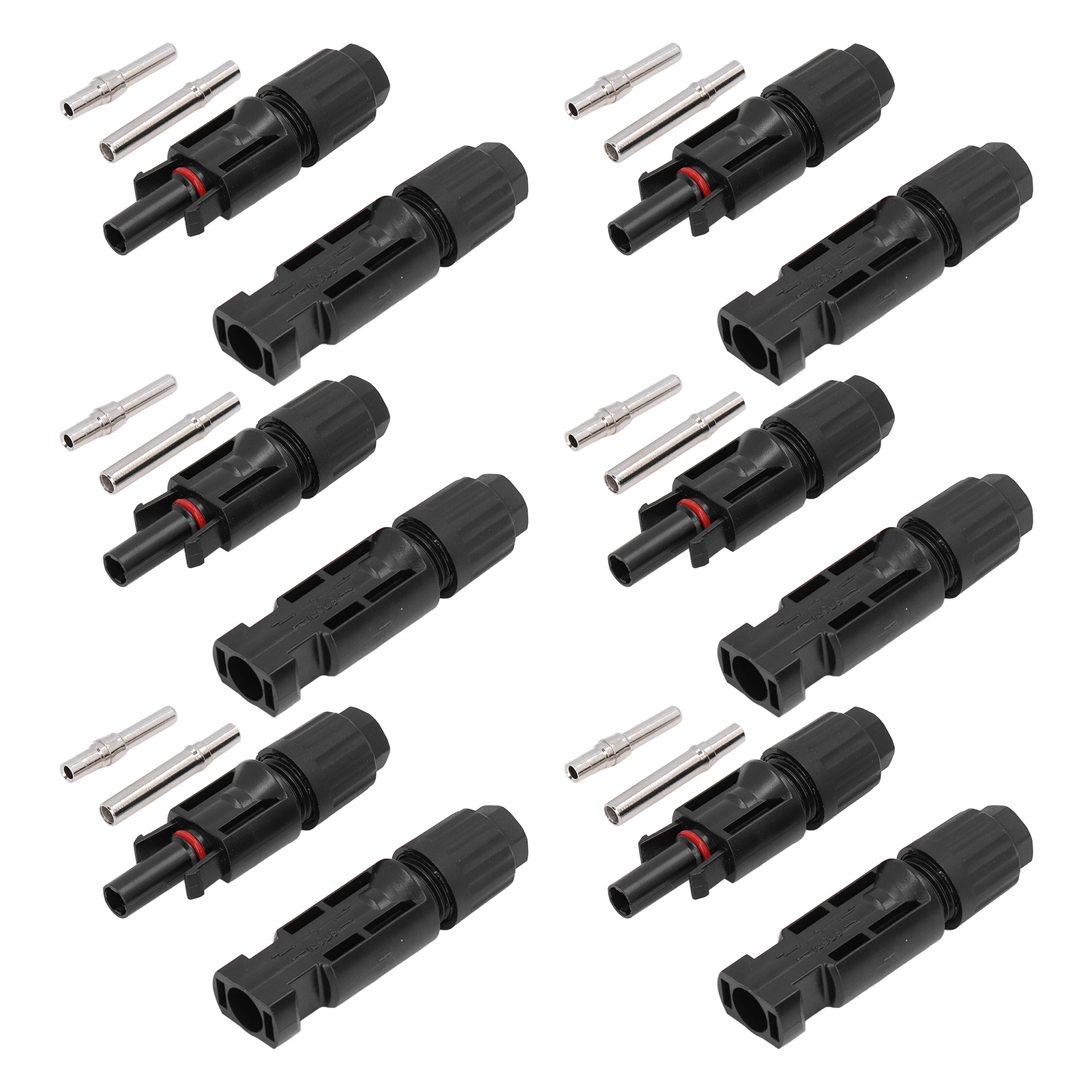 6-paariger Ip67 Wasserdichter Solarstecker, Stecker/buchse Für Photovoltaikmodule, 30a 1500v Hochspannungskabel, Schnellanschluss-set.