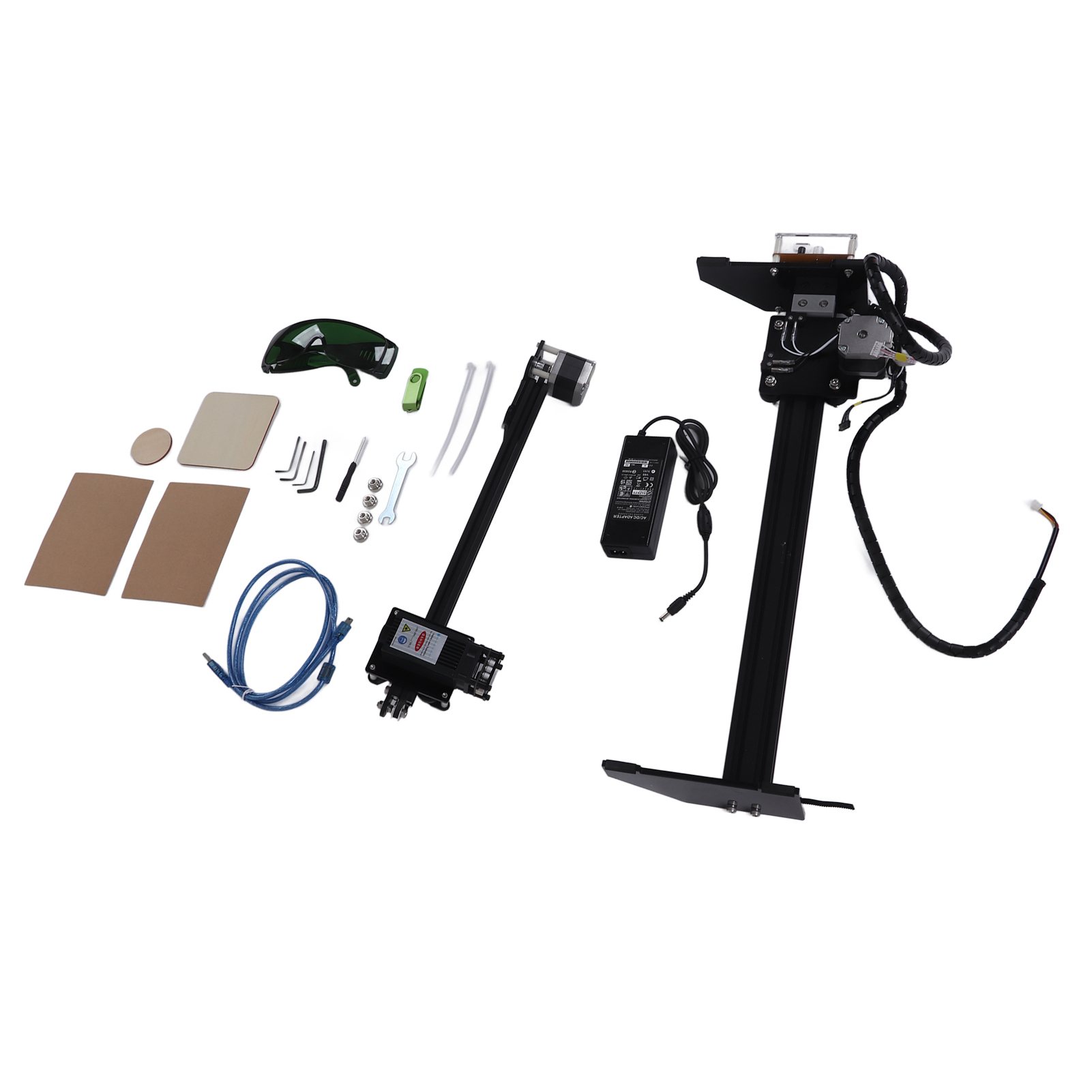 Tragbarer 5-w-lasergravierer, Kompakte Diy-schneidemaschine Für Holz, Acryl Und Metall – Multifunktionales Gravierwerkzeug, 100–240 V Eu-stecker