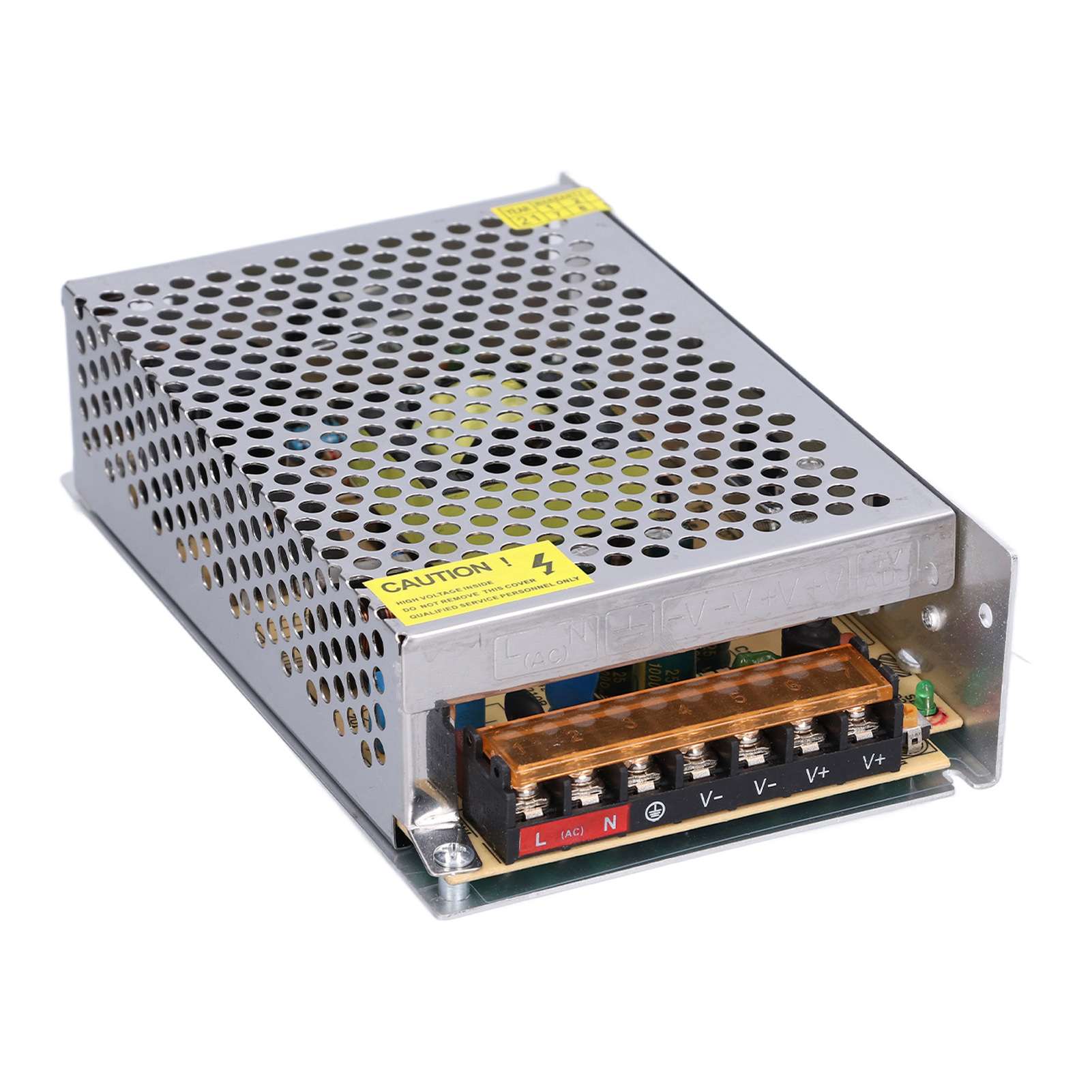 24-v-schaltnetzteil Mit Sicherheitsschutz, Kühlkörper, Porösem Metallgehäuse, Robuster Dc/dc-wandler Für Industrielle Anwendungen
