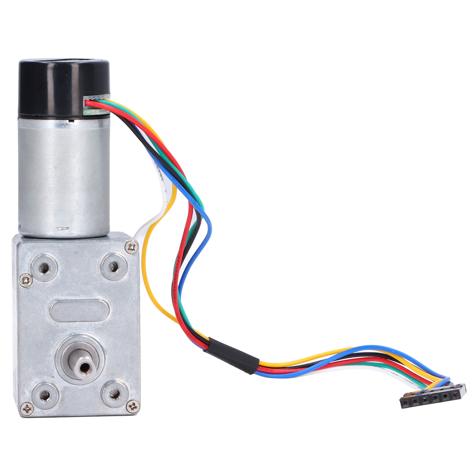 Hochdrehmomentstarker, Selbsthemmender Ganzmetall-schneckengetriebemotor Mit Encoder, Einwellig, 23 U/min, 6 V Dc
