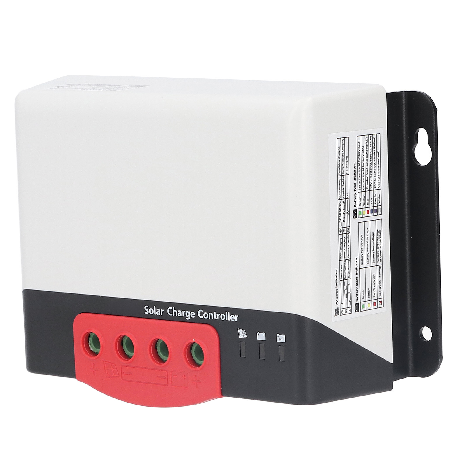 20a 12v/24v Mppt-solarladeregler Aus Aluminiumlegierung, Automatischer Regler Für Elektrofahrzeuge Und Photovoltaikanlagen, Mit Integriertem Schutz