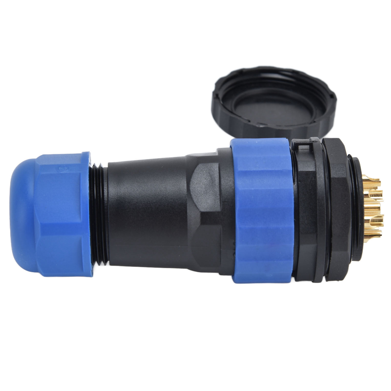 Ip68 Wasserdichter Luftfahrt-sp28-steckverbinder Mit Rückmutter Zum Löten, 380 V 25 A 8-poliger Stecker/buchse, Industriestrom.